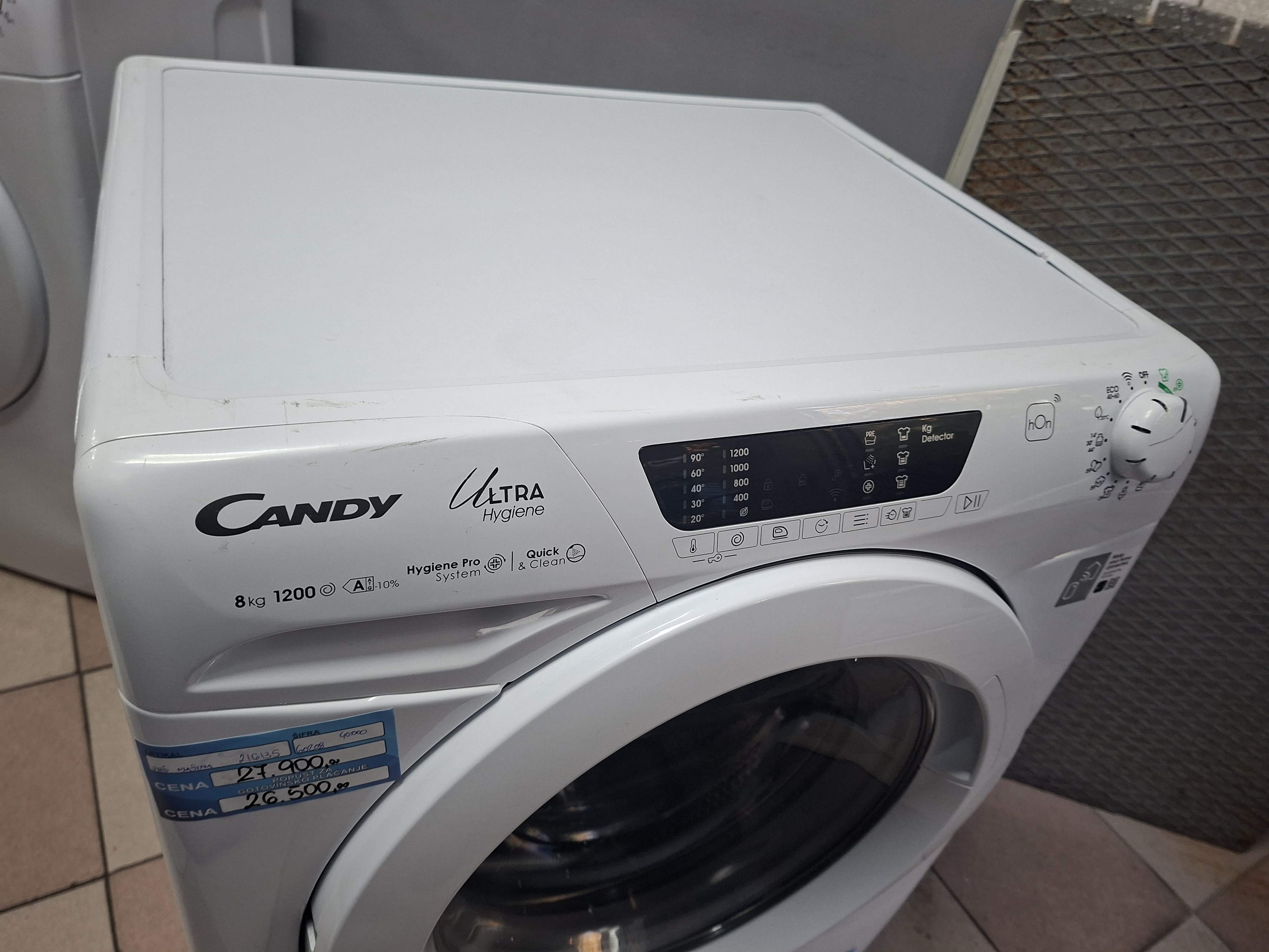 Veš mašina Candy HE 1284TWM6/1-S , 8 kg