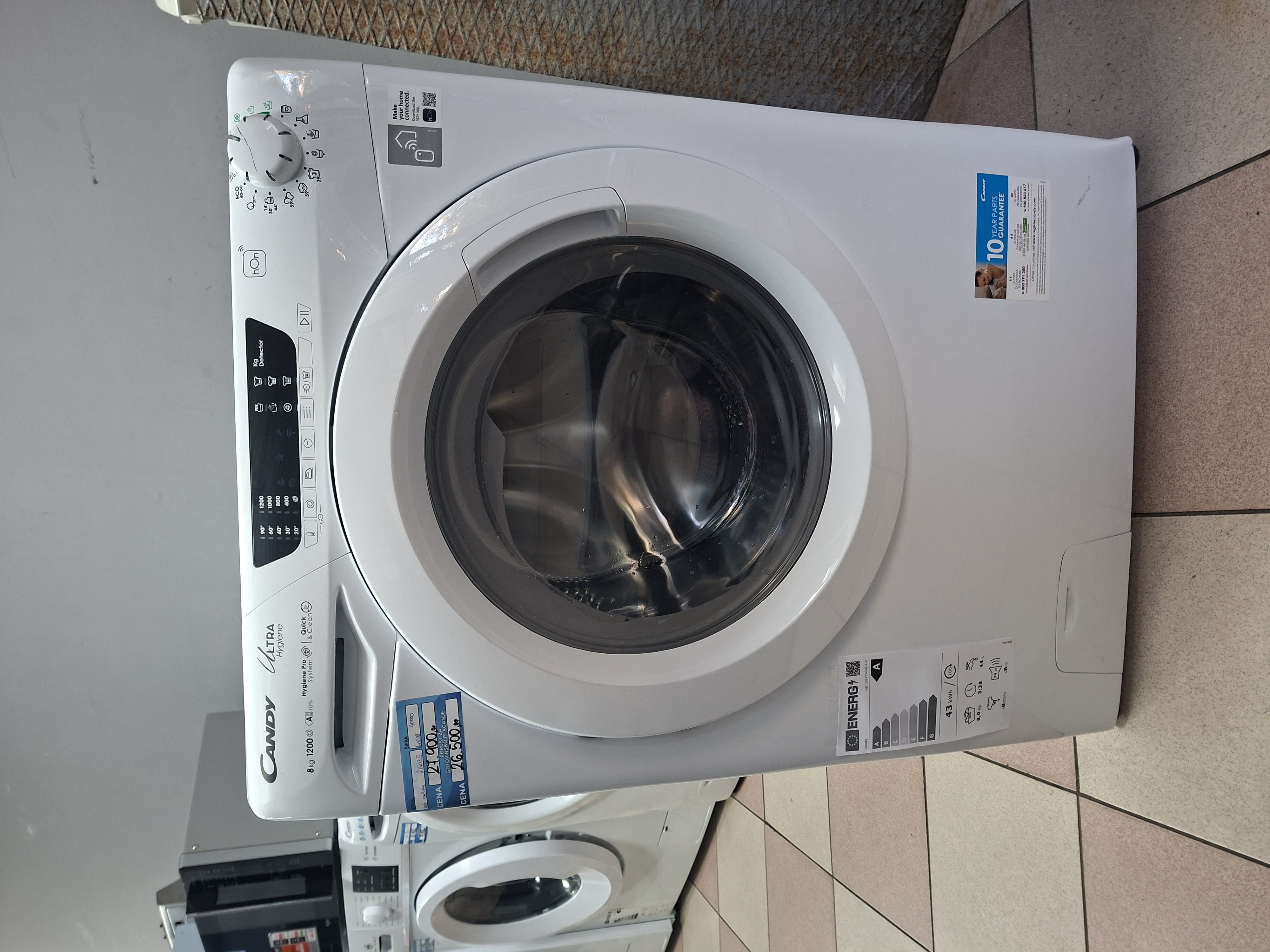 Veš mašina Candy HE 1284TWM6/1-S , 8 kg