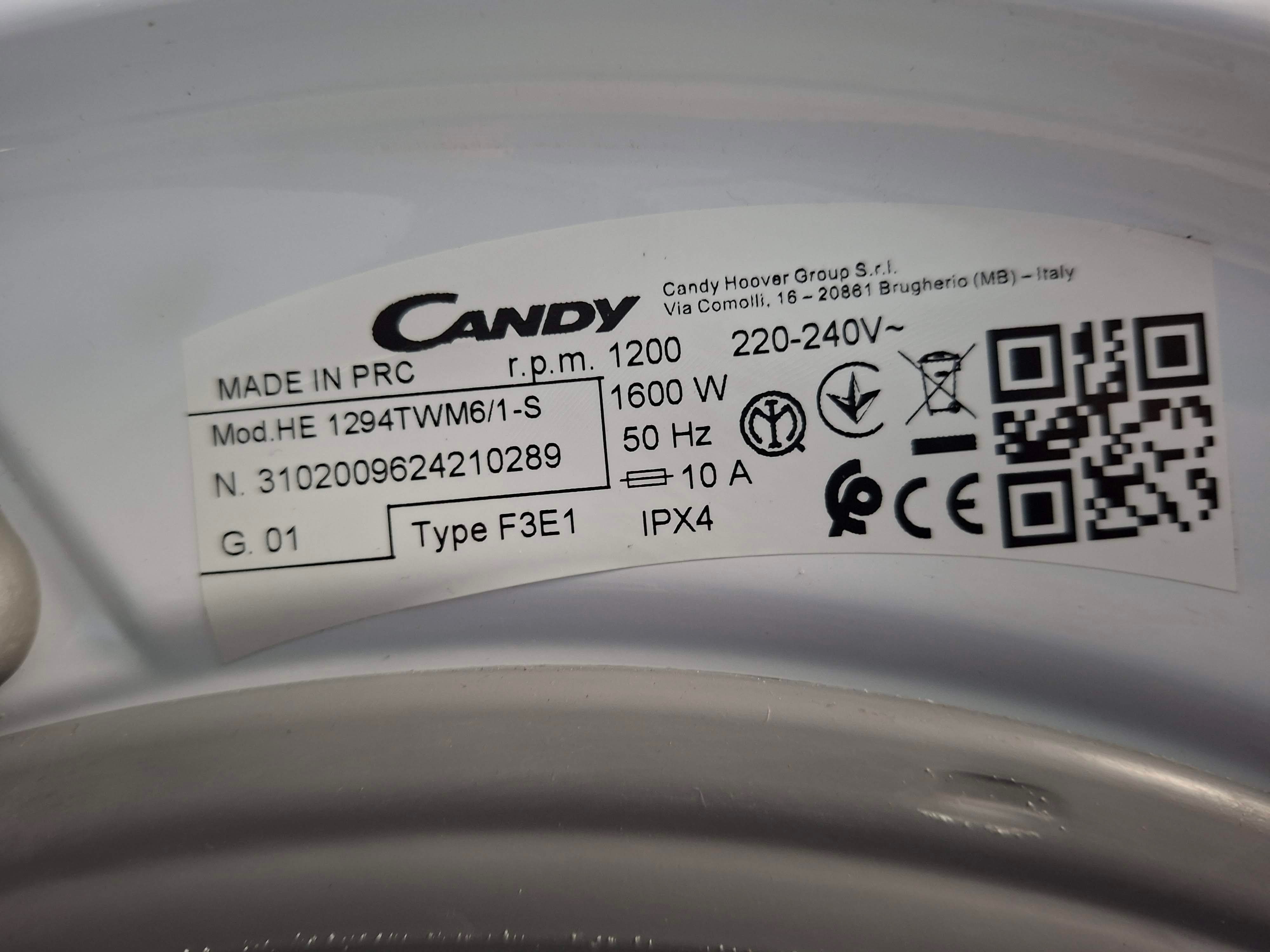 Veš mašina Candy HE 1294TWM6/1-S (2) , 9 kg