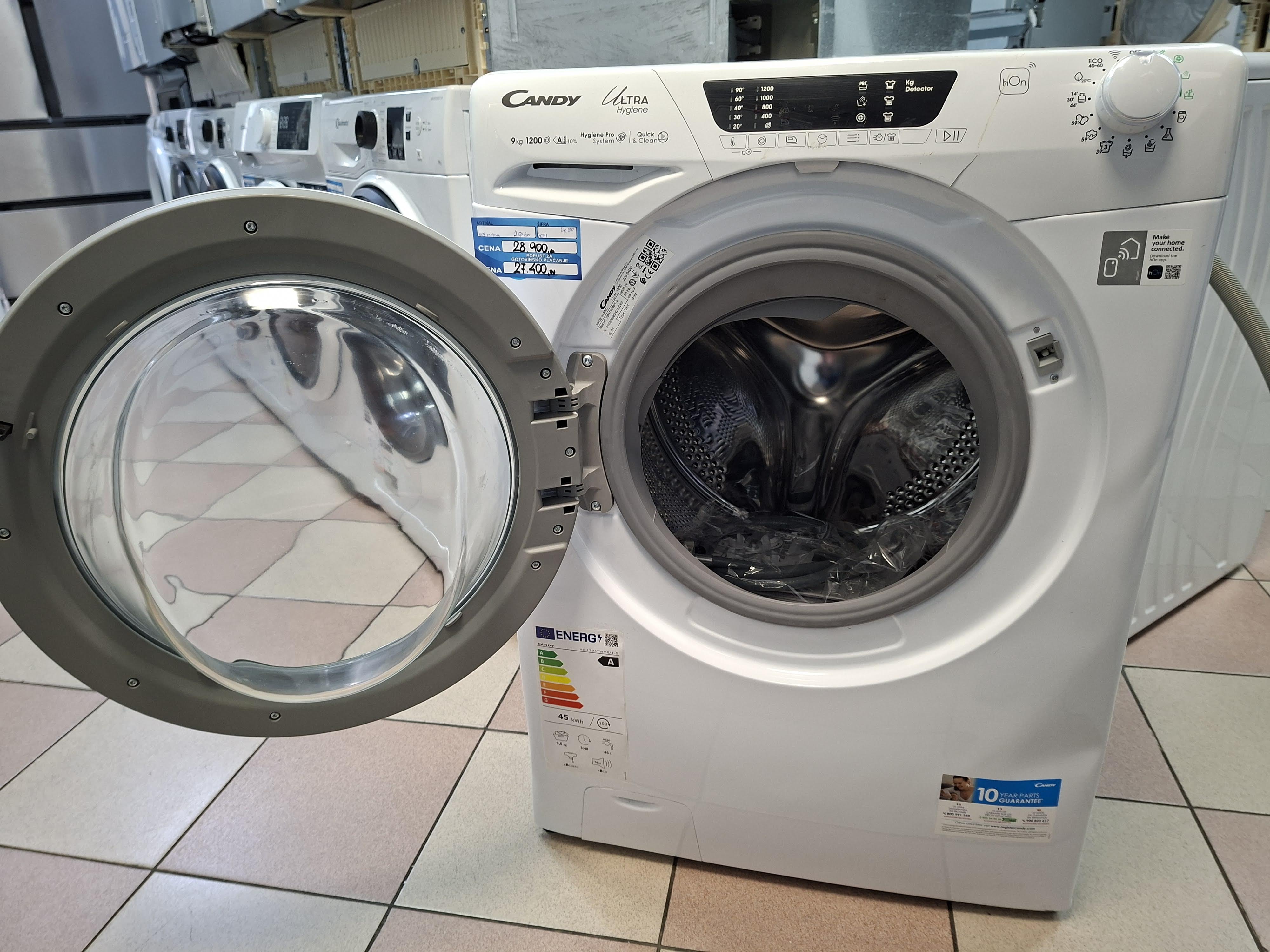 Veš mašina Candy HE 1294TWM6/1-S (2) , 9 kg