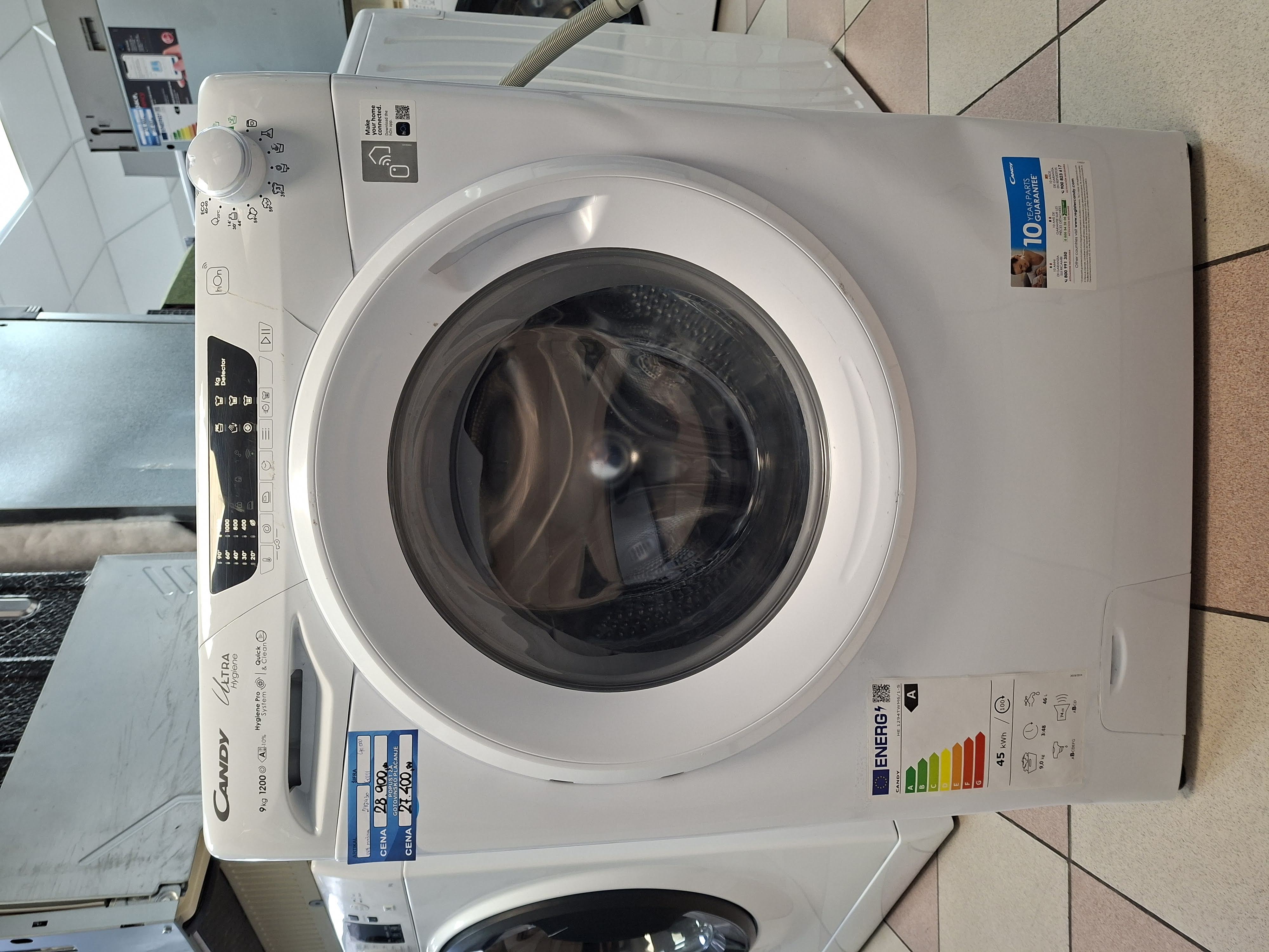 Veš mašina Candy HE 1294TWM6/1-S (2) , 9 kg