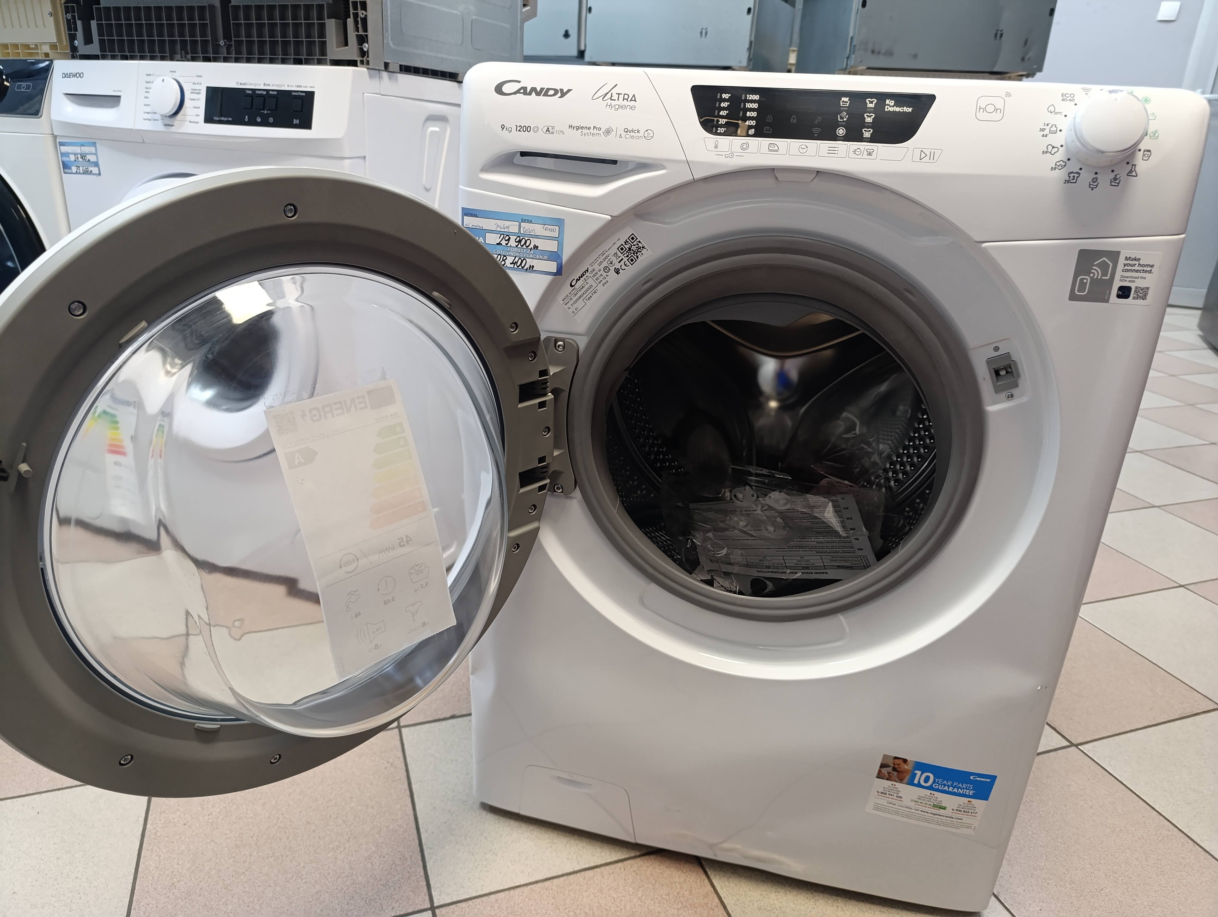 Veš mašina Candy HE 1294TWM6/1-S , 8 kg