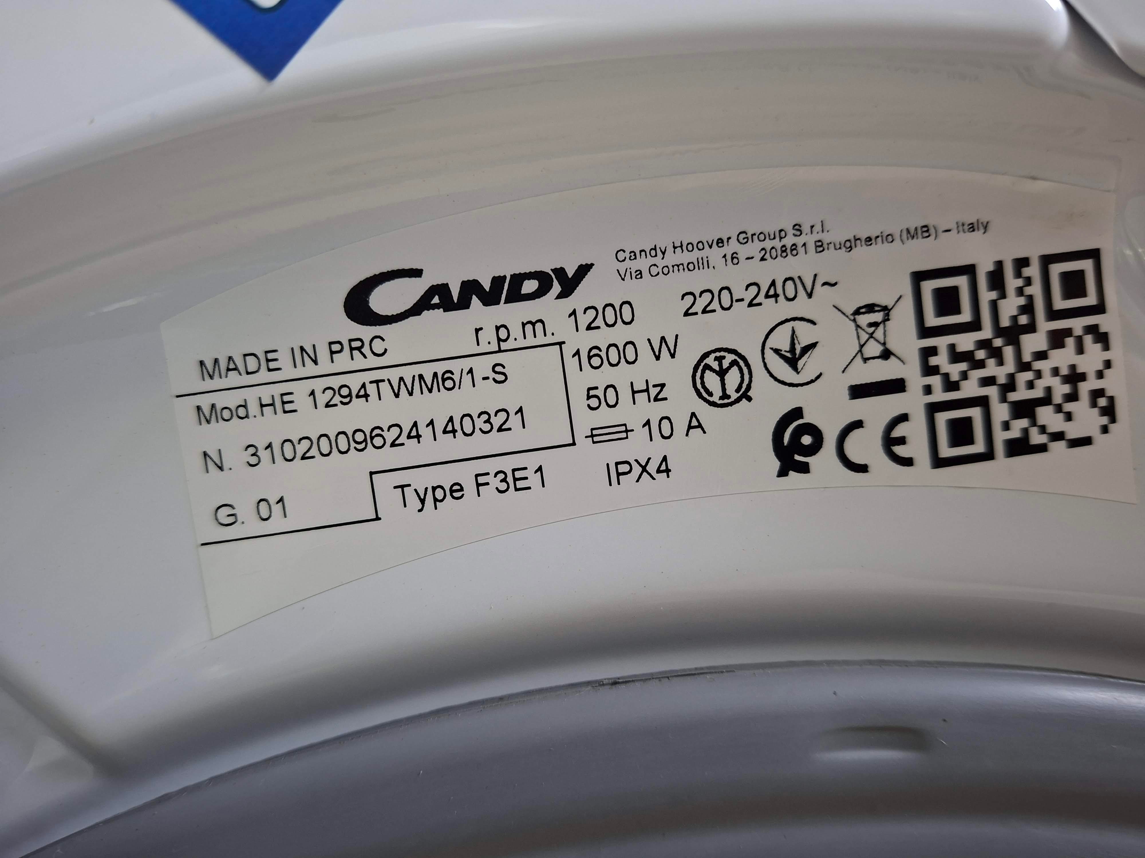 Veš mašina Candy HE 1294TWM6/1-S , 9 kg