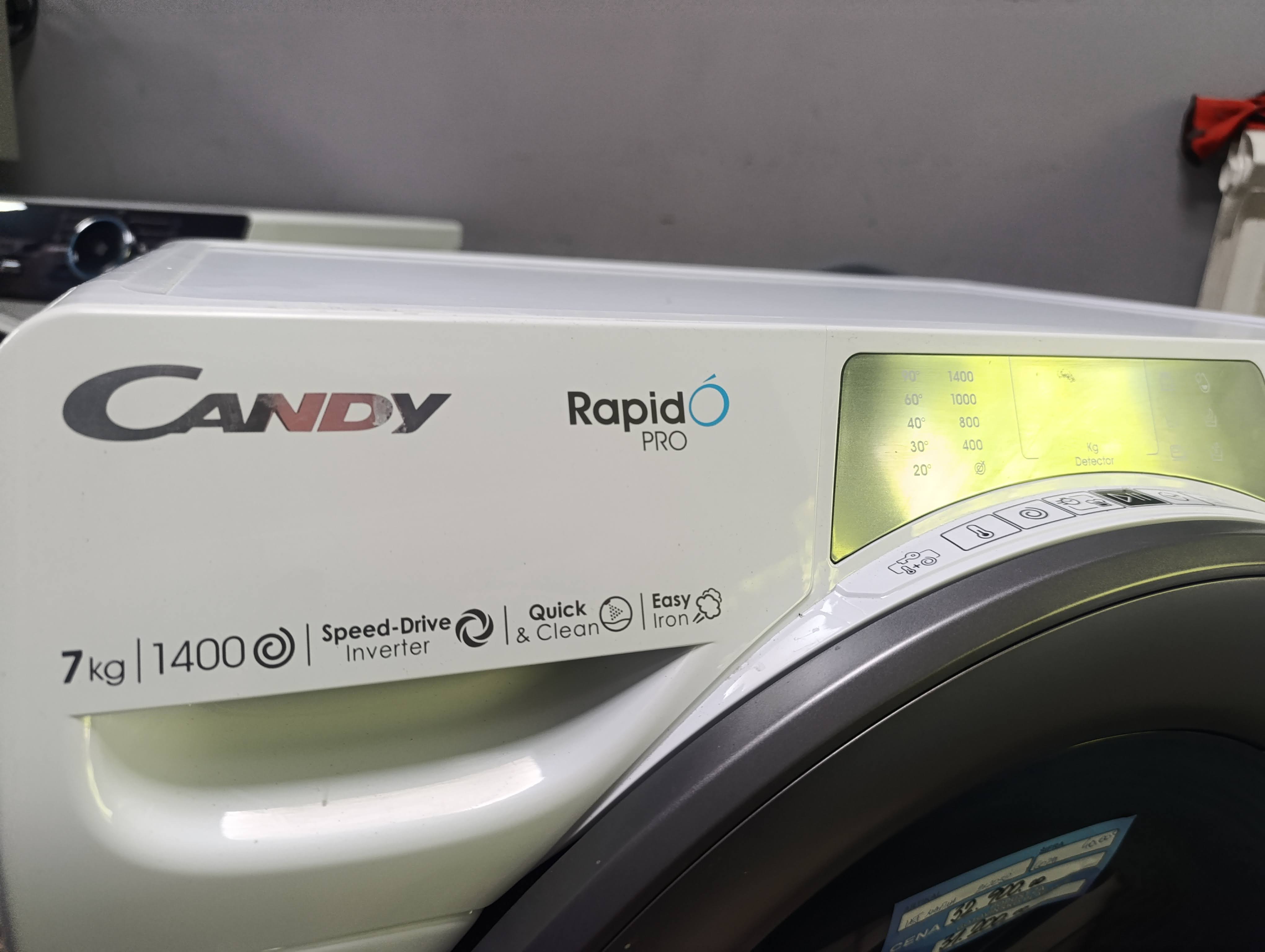 Veš mašina Candy Rapido Pro RP4 476BWMR/1-S , 7 kg, slim