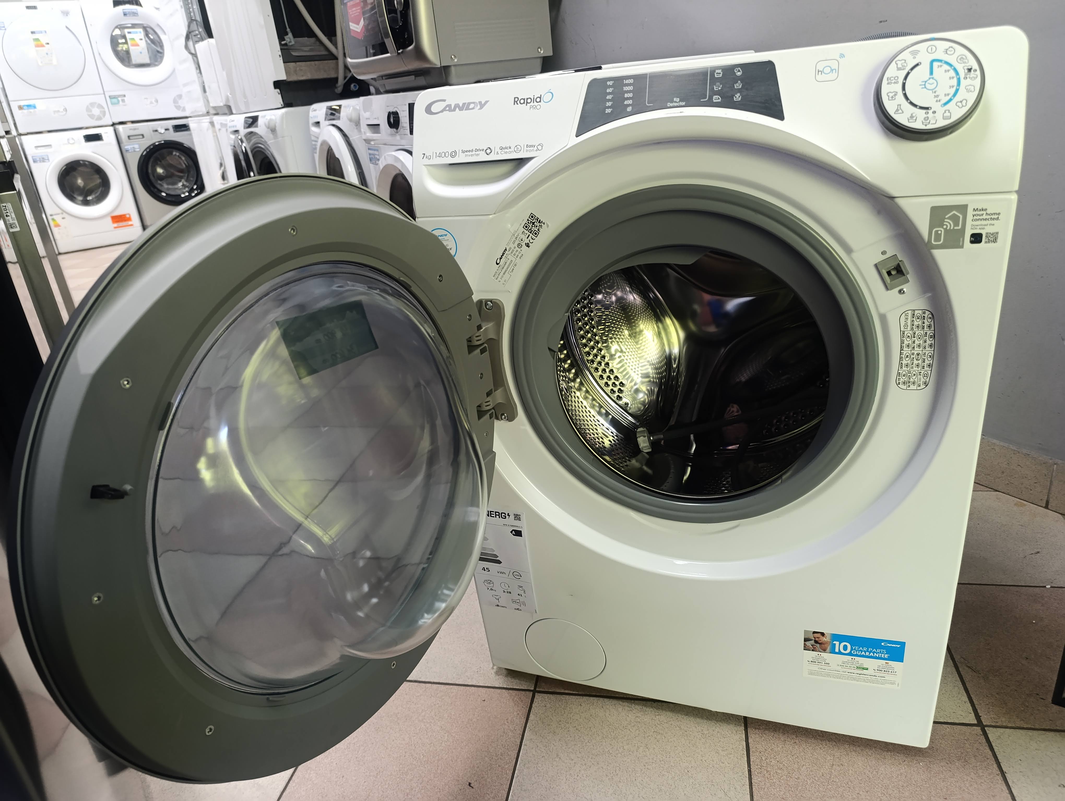Veš mašina Candy Rapido Pro RP4 476BWMR/1-S , 7 kg, slim
