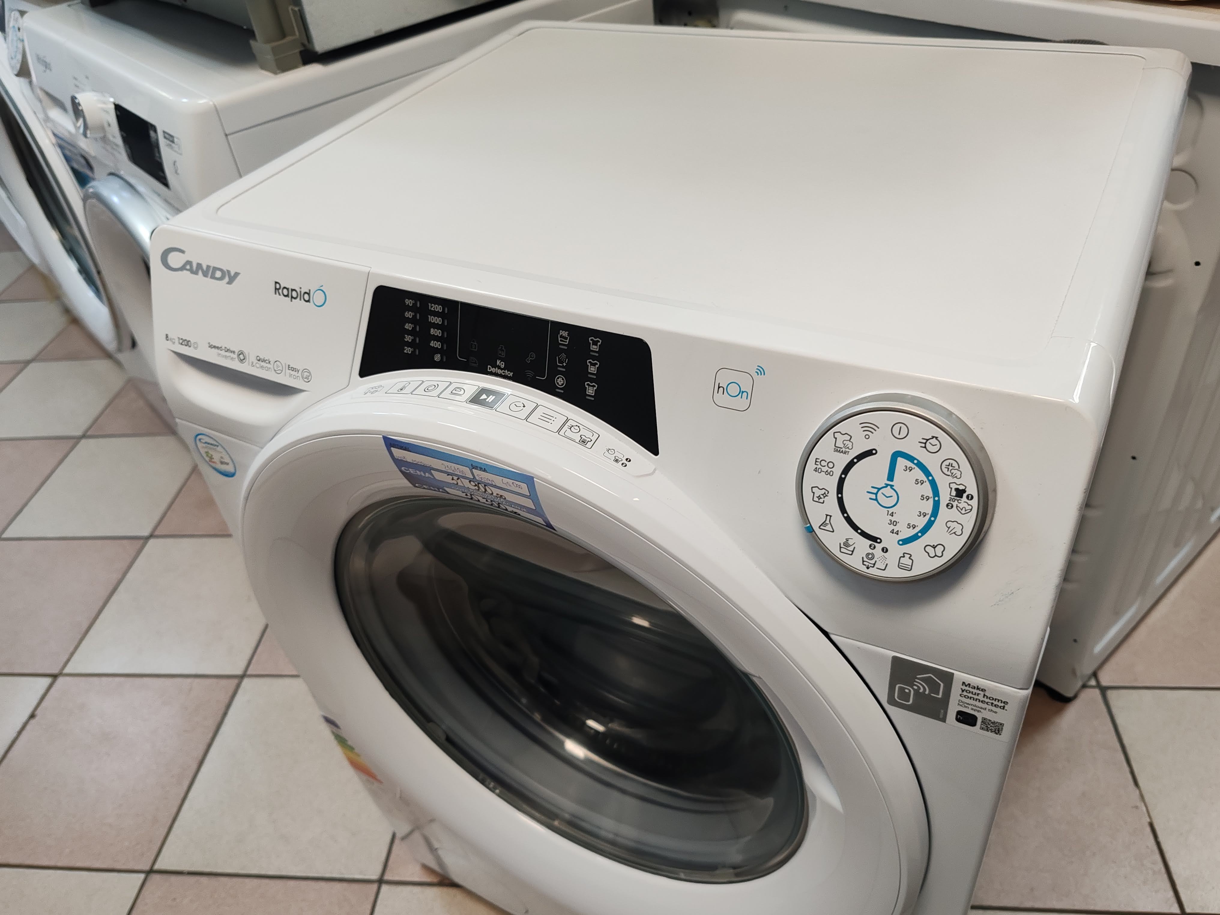 Veš mašina Candy RO 1284DWMT/1-S, 8 kg
