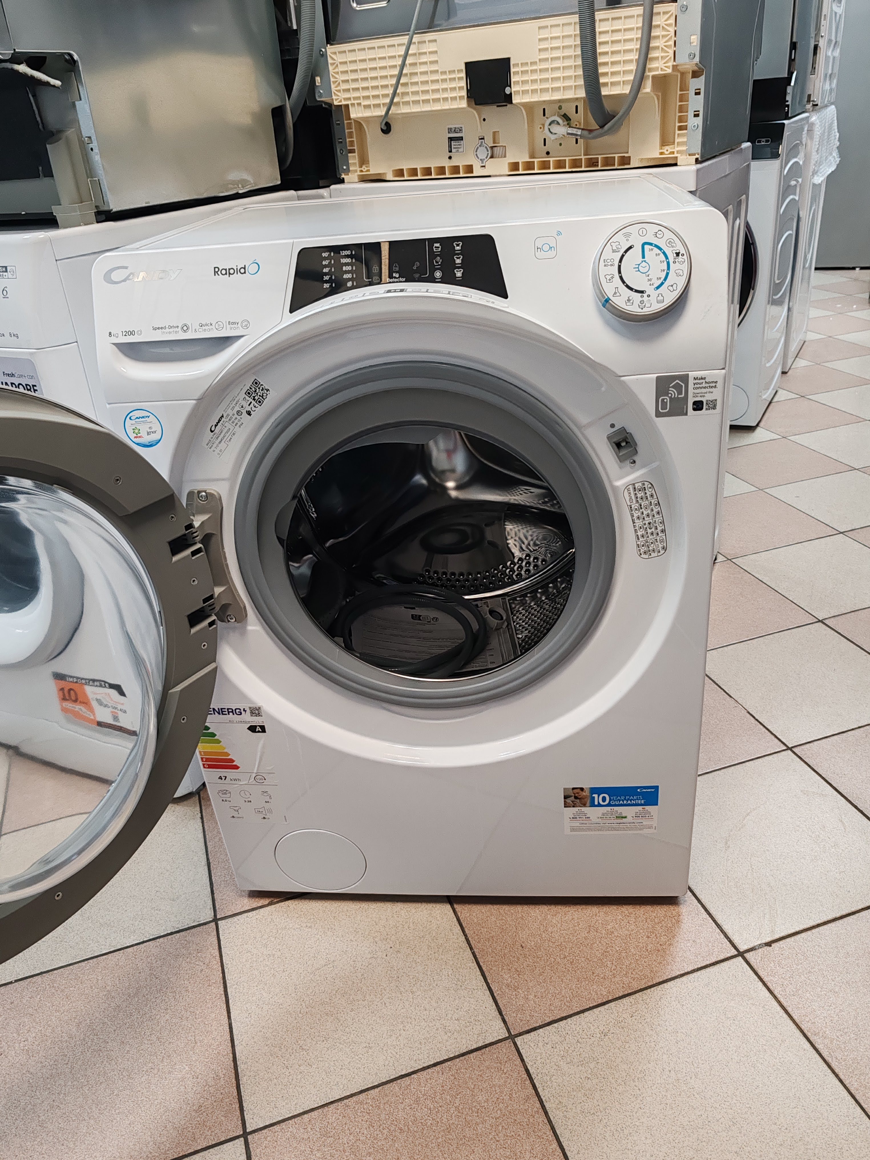Veš mašina Candy RO 1284DWMT/1-S, 8 kg