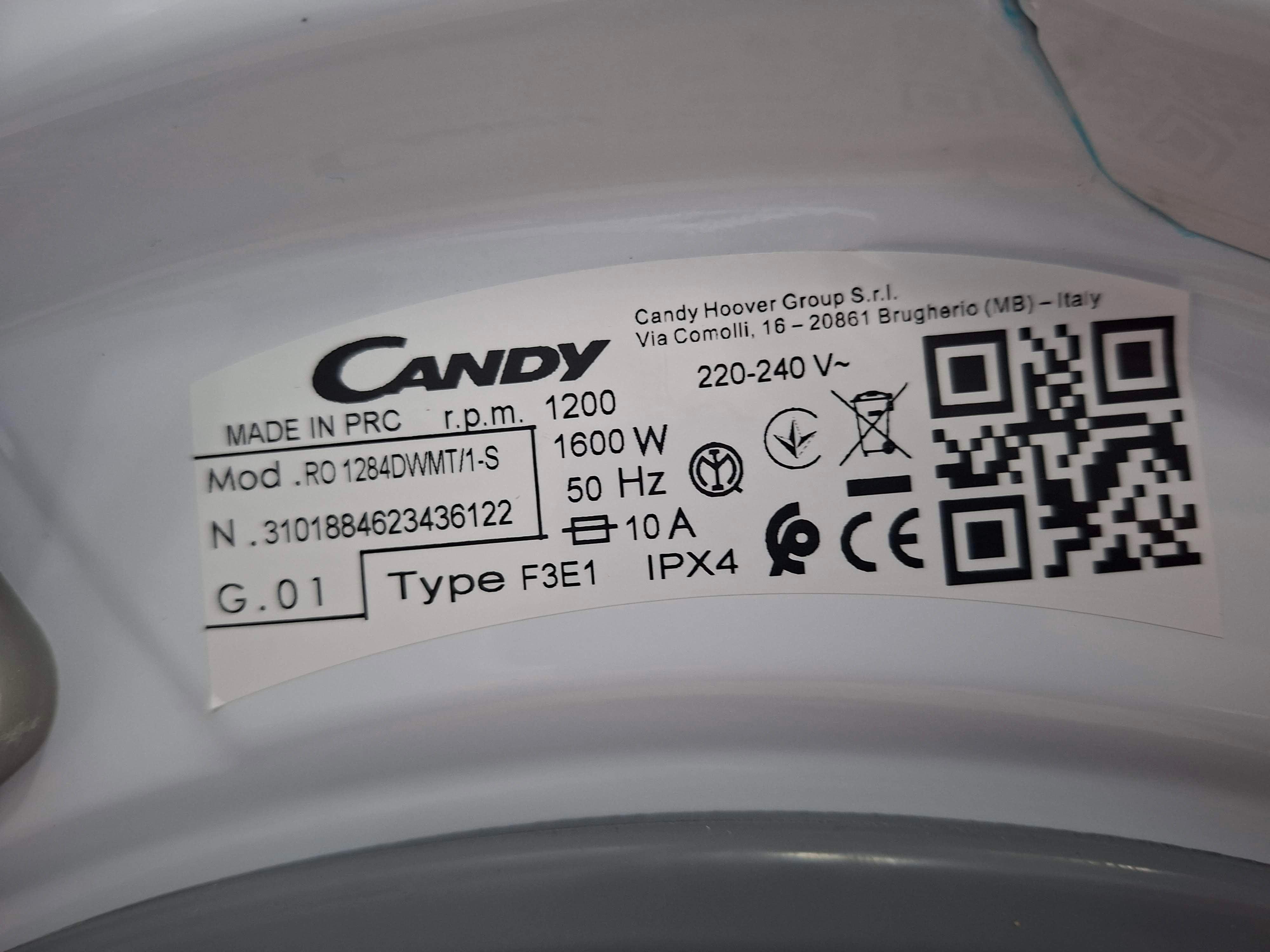 Veš mašina Candy RO 1284DWMT/1-S, 8 kg