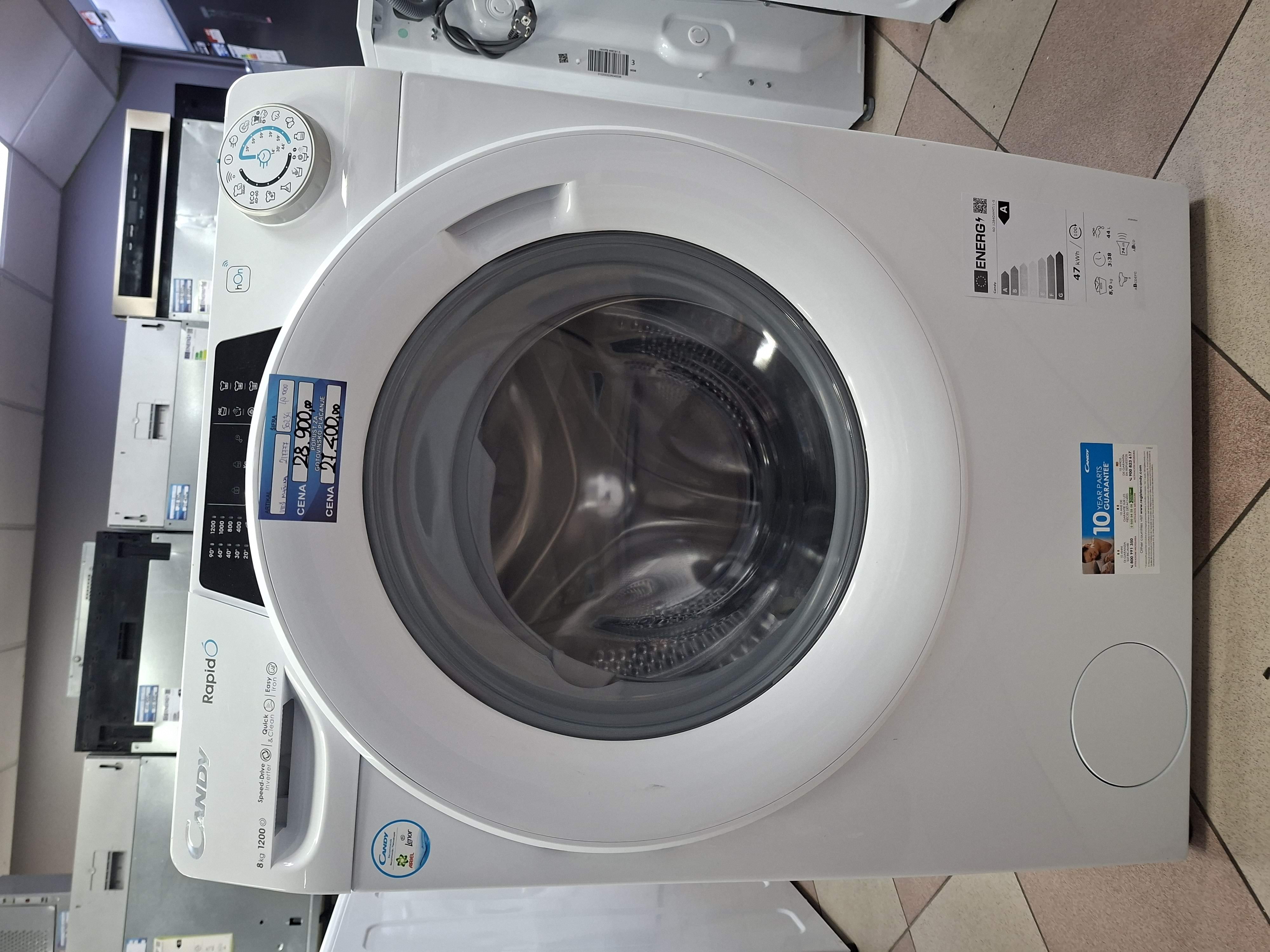 Veš mašina Candy RO 1284DWMT/1-S, 8 kg