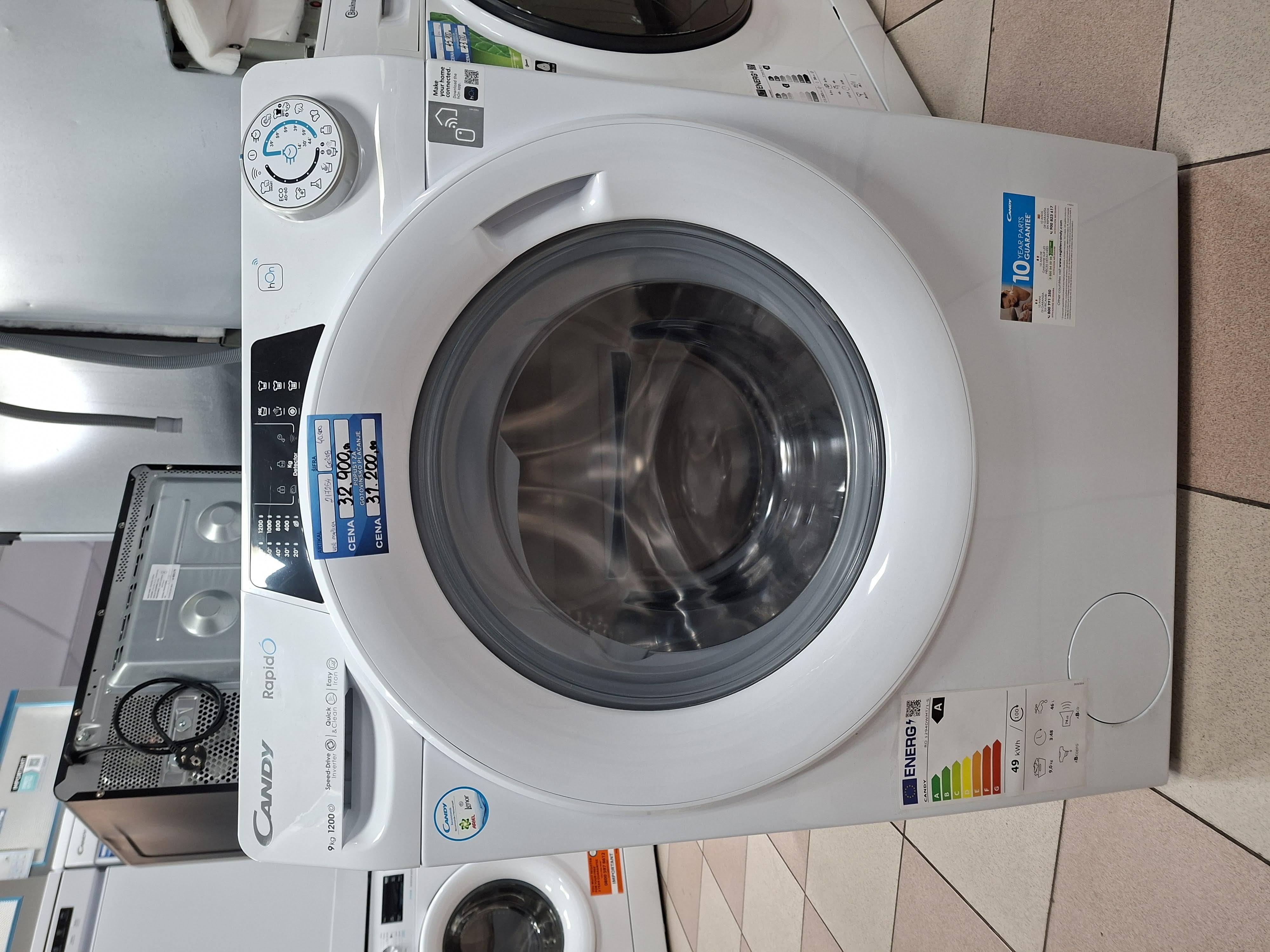 Veš mašina Candy RO 1294DWMT/1-S (2), 9 kg