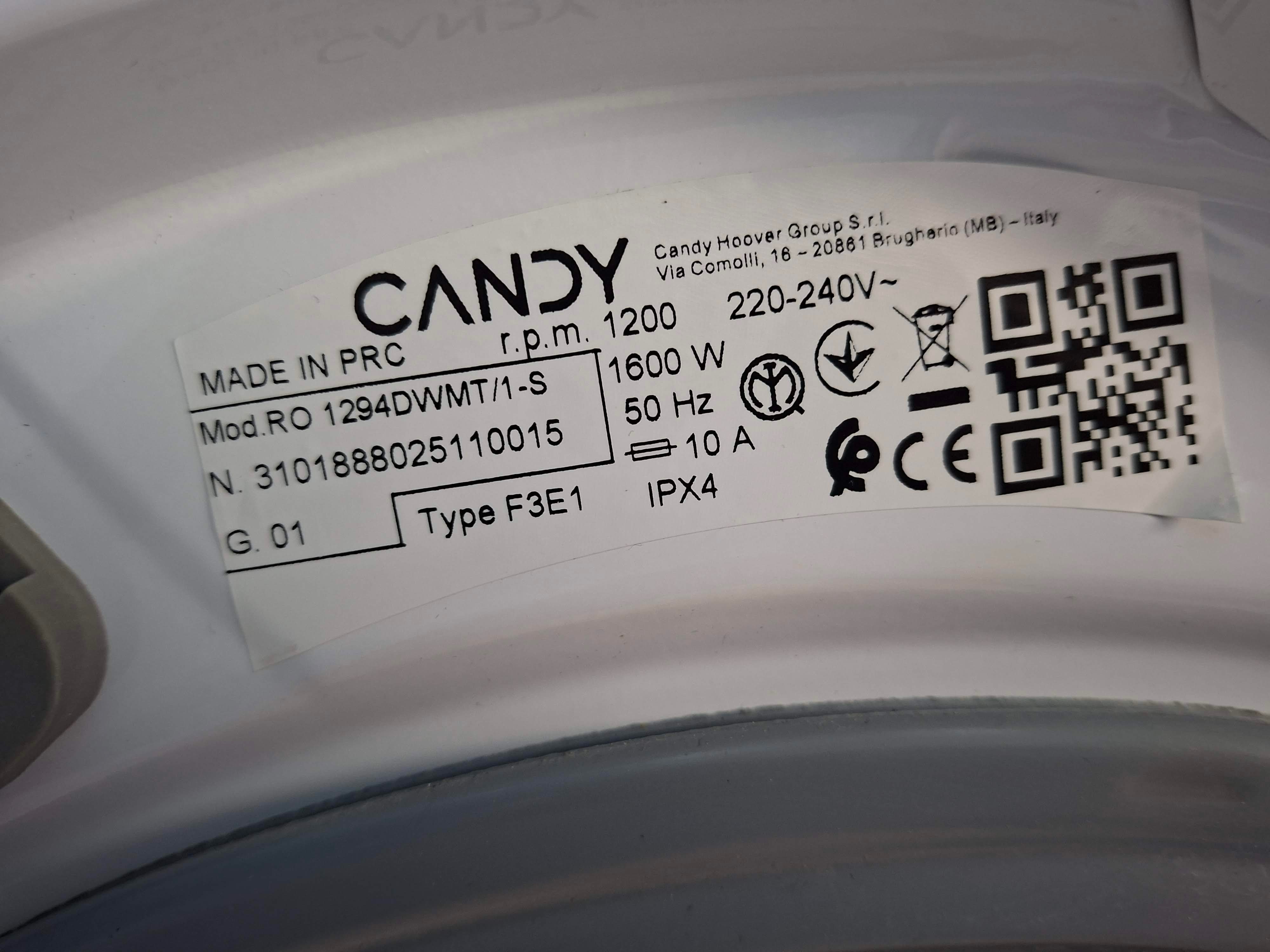 Veš mašina Candy RO 1294DWMT/1-S, 9 kg