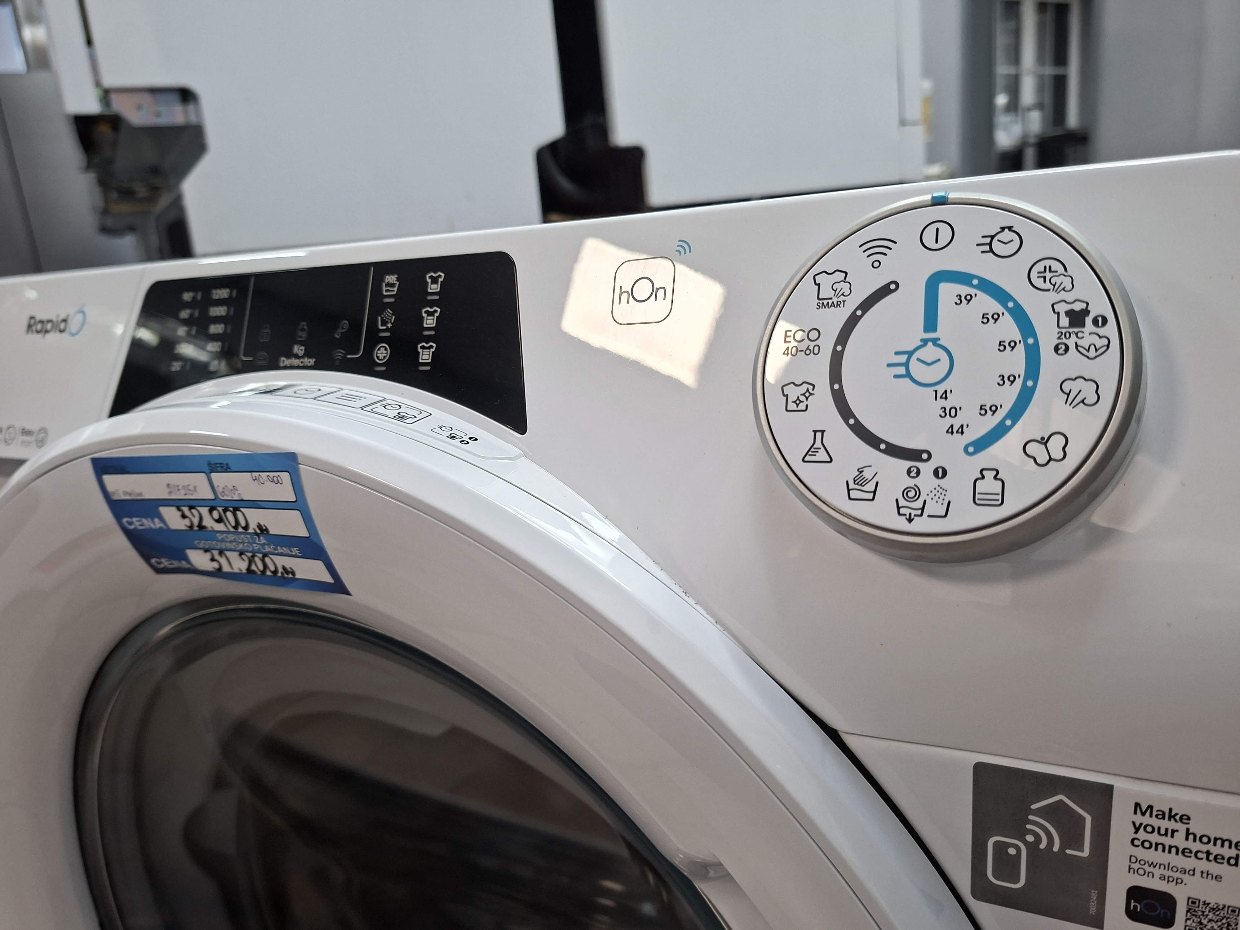 Veš mašina Candy RO 1294DWMT/1-S, 9 kg