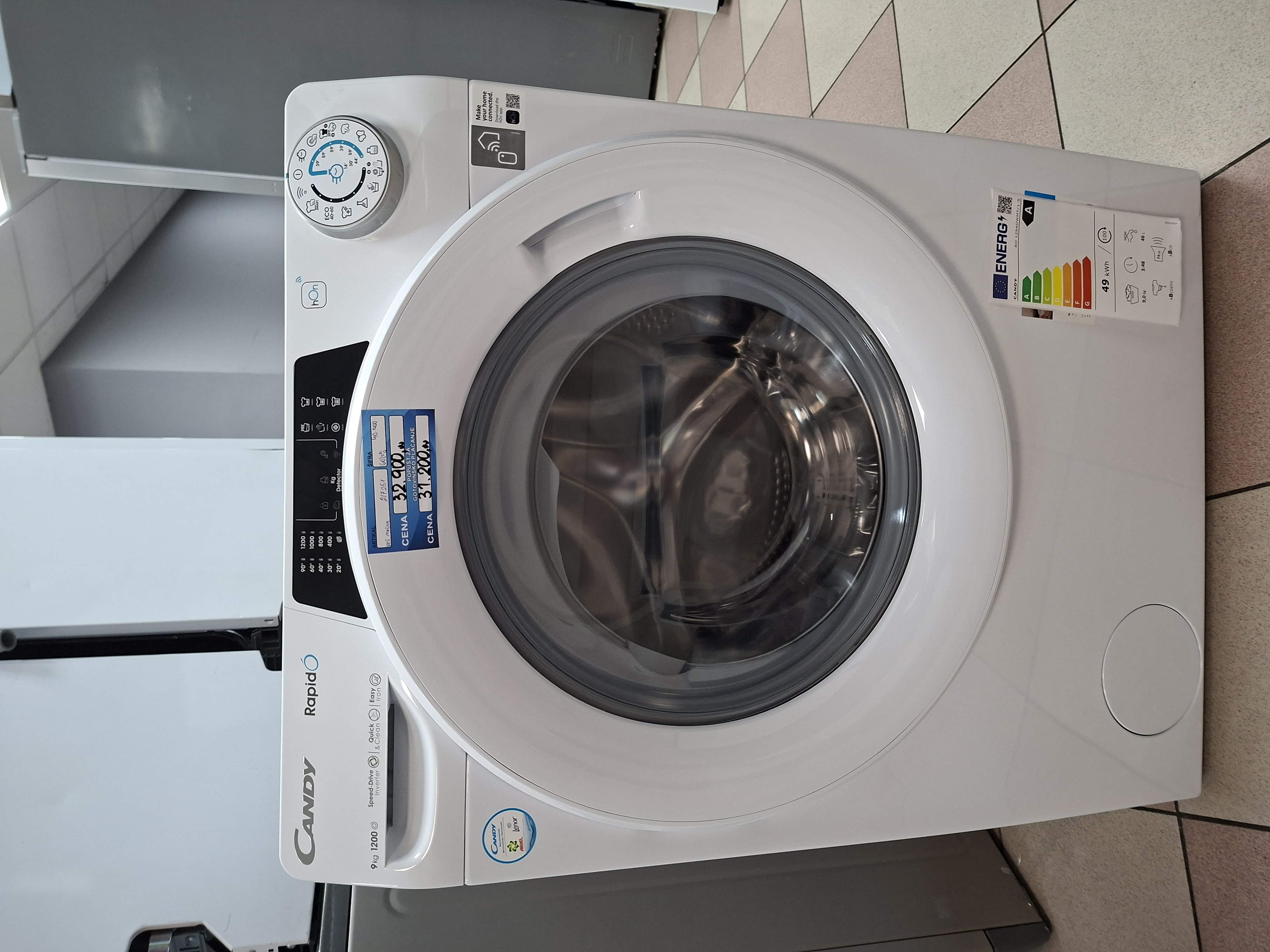 Veš mašina Candy RO 1294DWMT/1-S, 9 kg