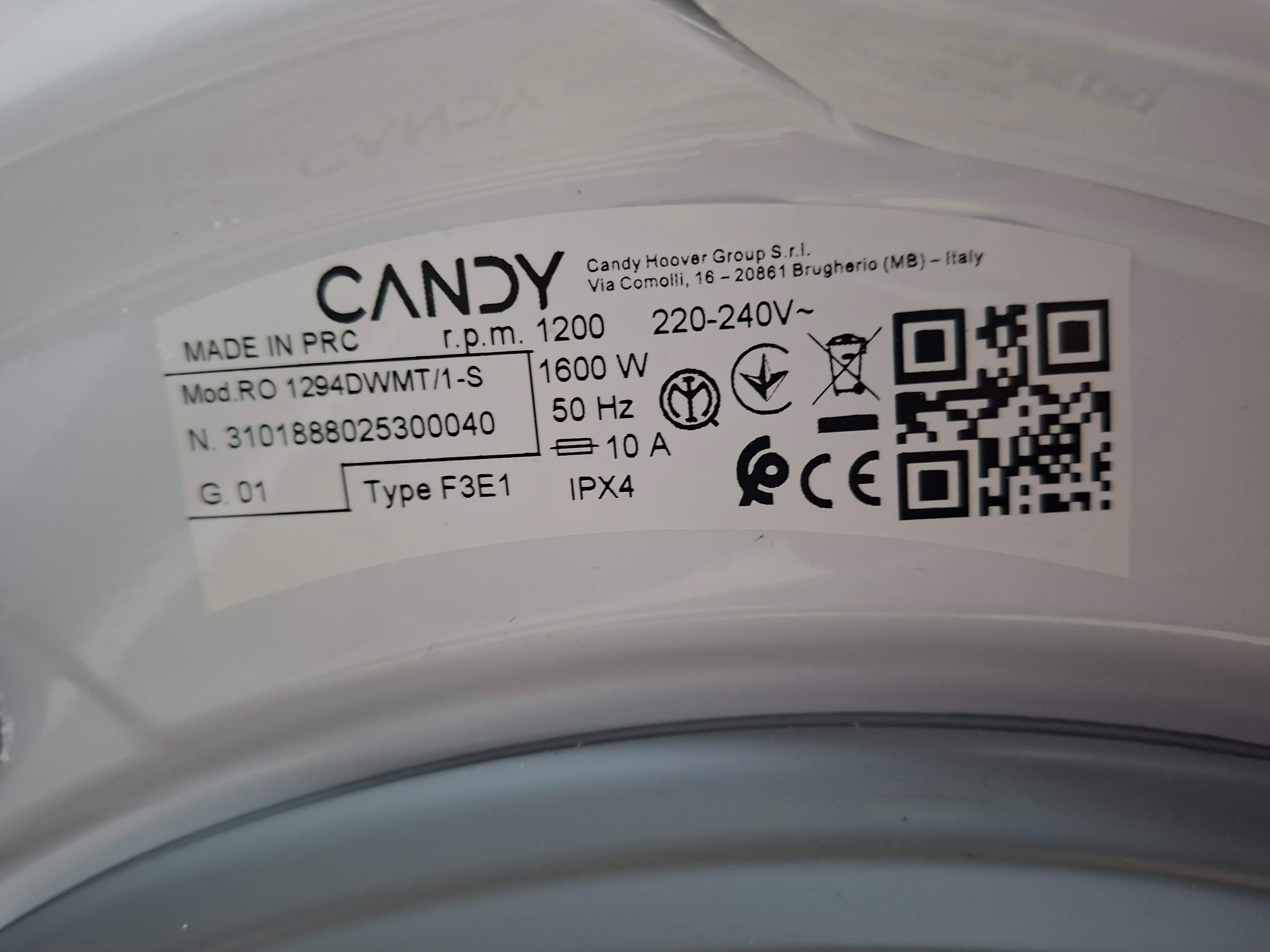 Veš mašina Candy RO 1294DWMT/1-S, 9 kg