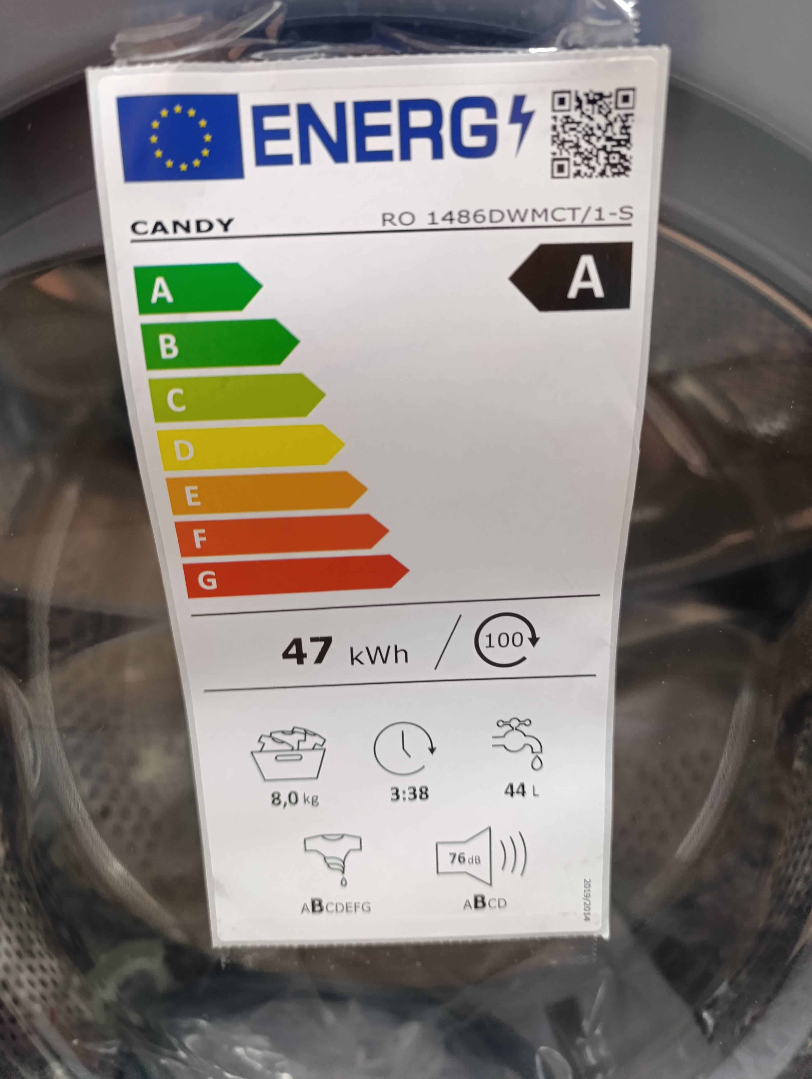 Veš mašina Candy RO 1486DWMCT/1-S, 8 kg