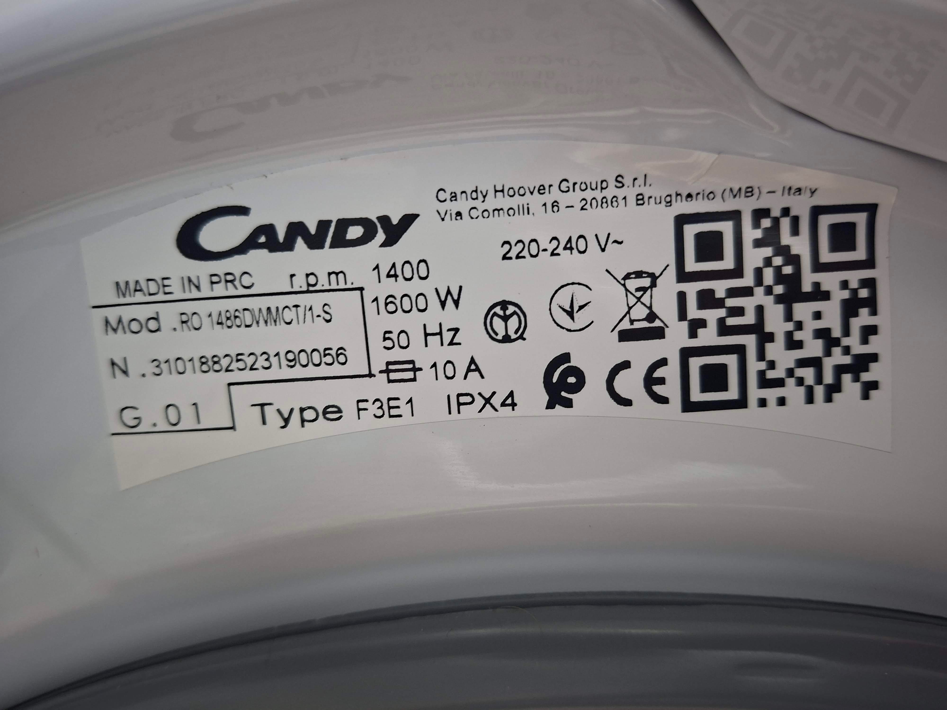 Veš mašina Candy RO 1486DWMCT/1-S, 8 kg