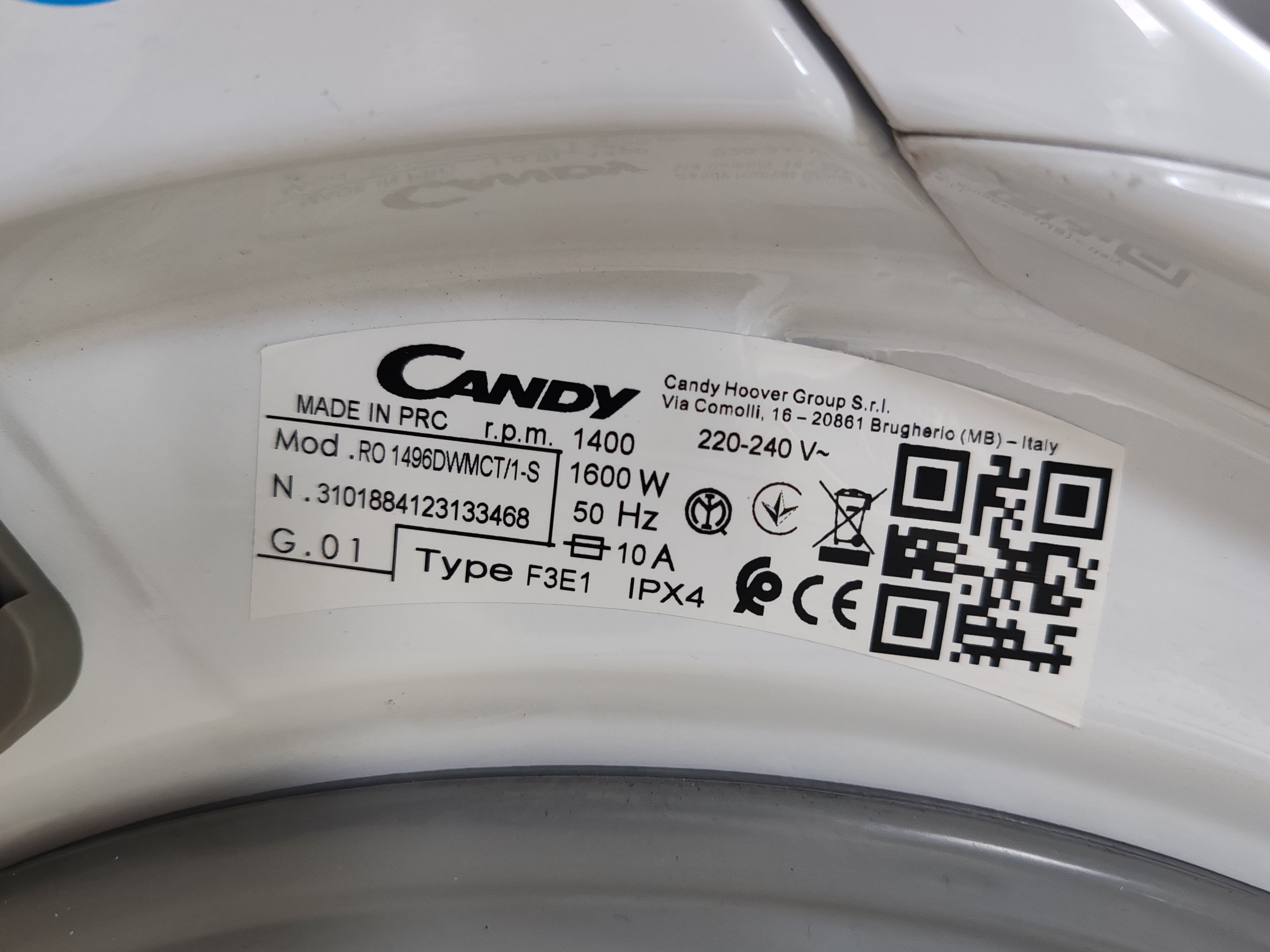 Veš Mašina Candy RO 1496DWMCT/1-S , 9kg