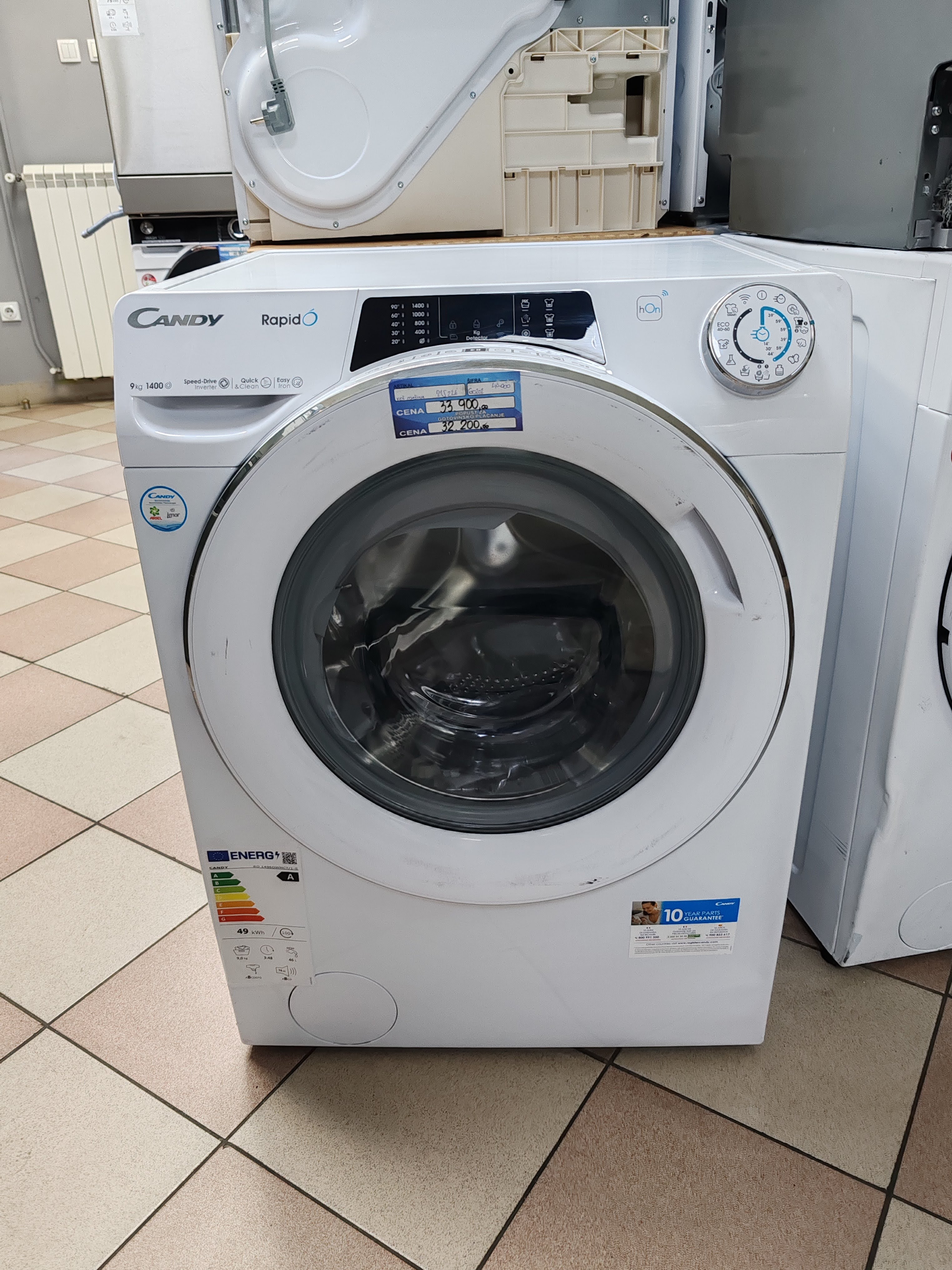 Veš Mašina Candy RO 1496DWMCT/1-S , 9kg