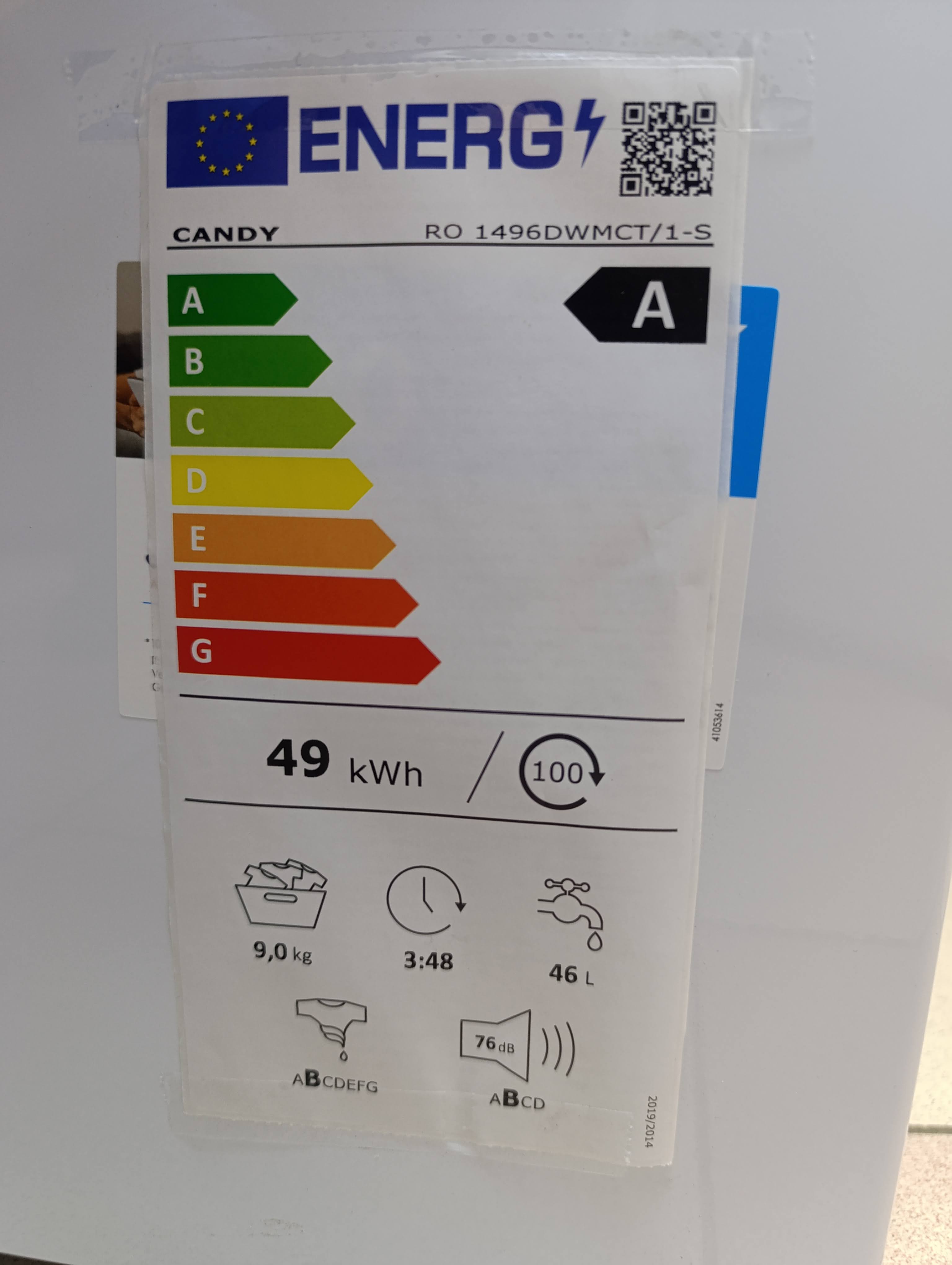 Veš Mašina Candy RO 1496DWMCT/1-S , 9kg