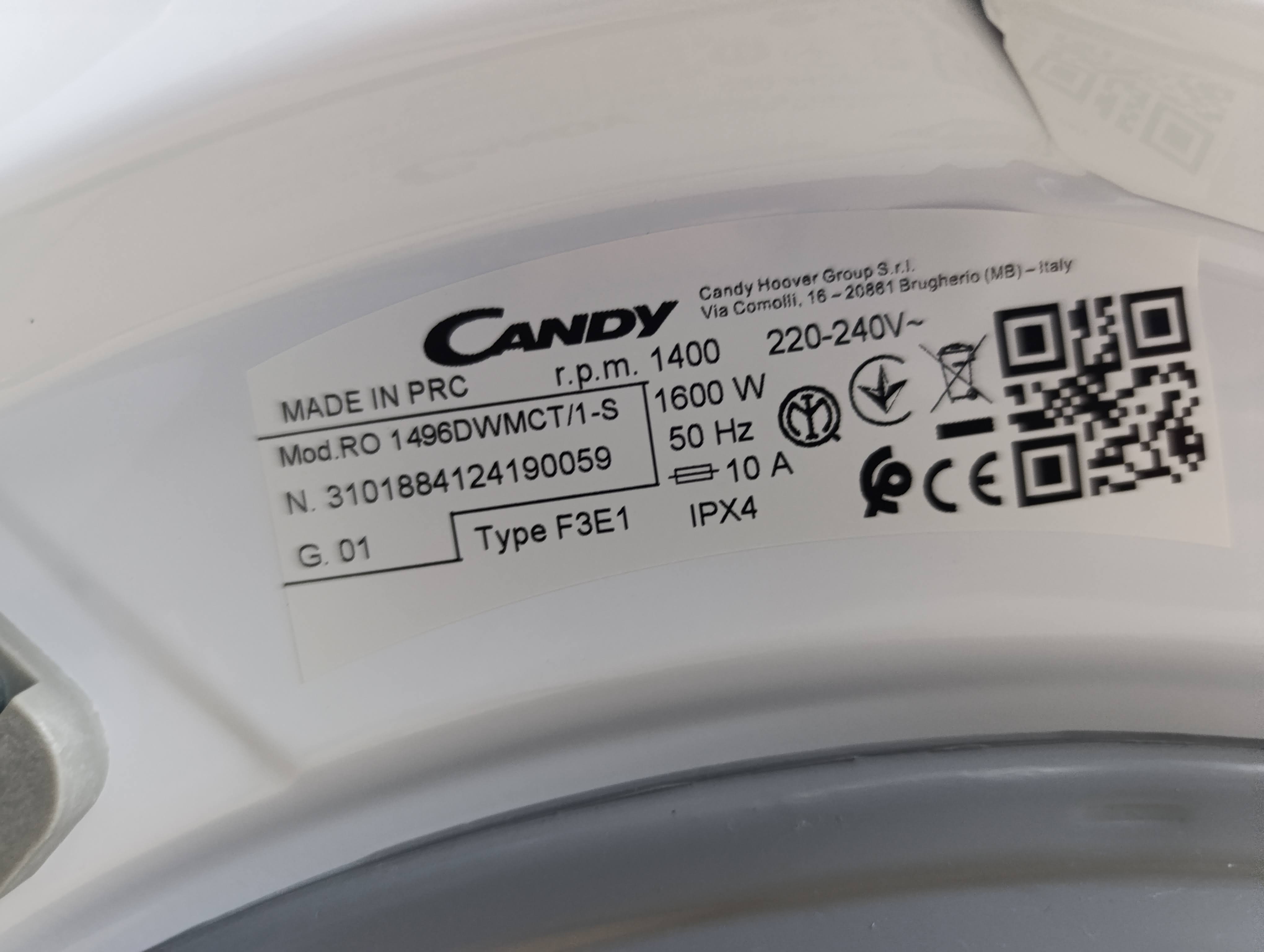 Veš Mašina Candy RO 1496DWMCT/1-S , 9kg