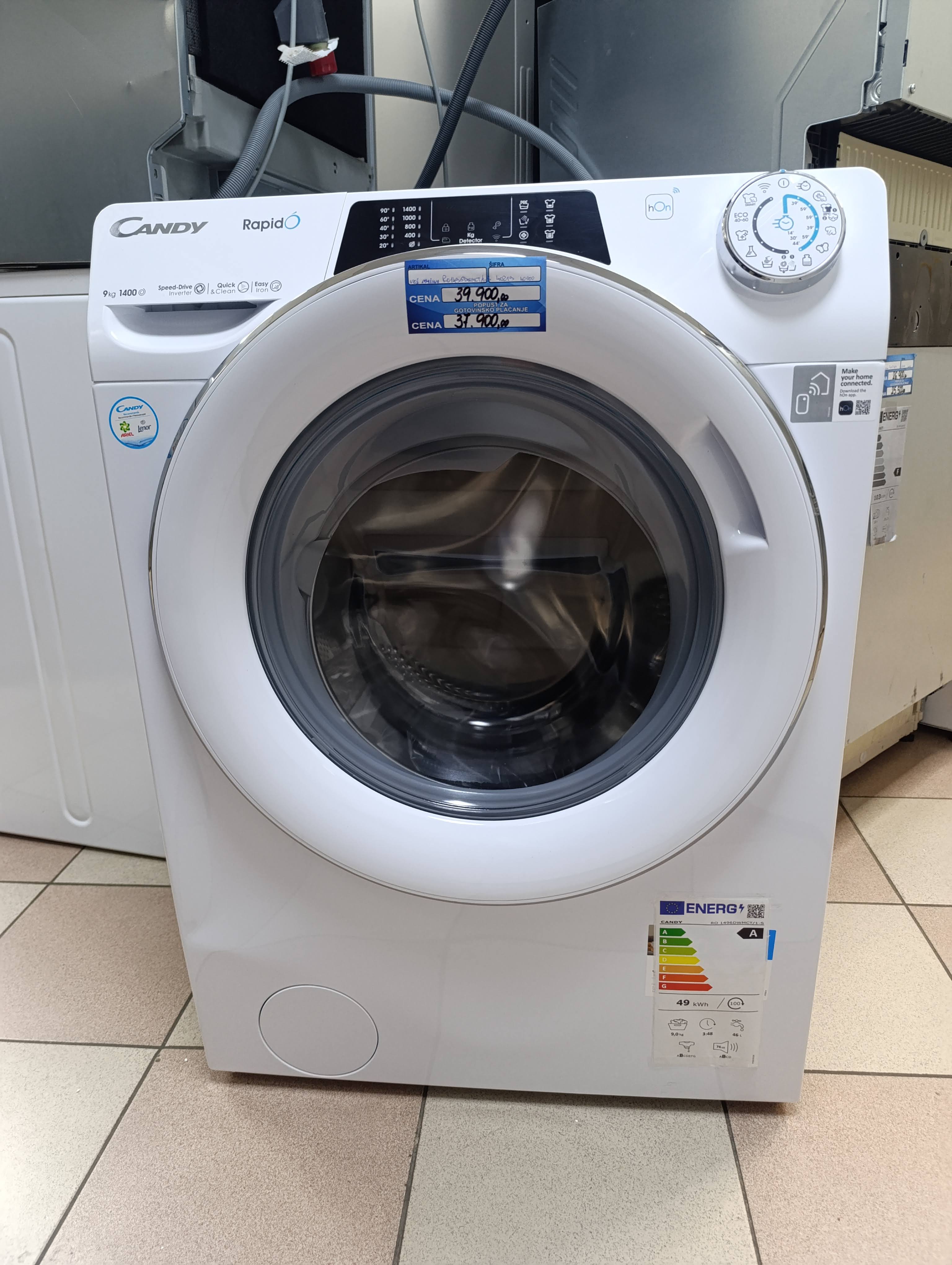Veš Mašina Candy RO 1496DWMCT/1-S , 9kg