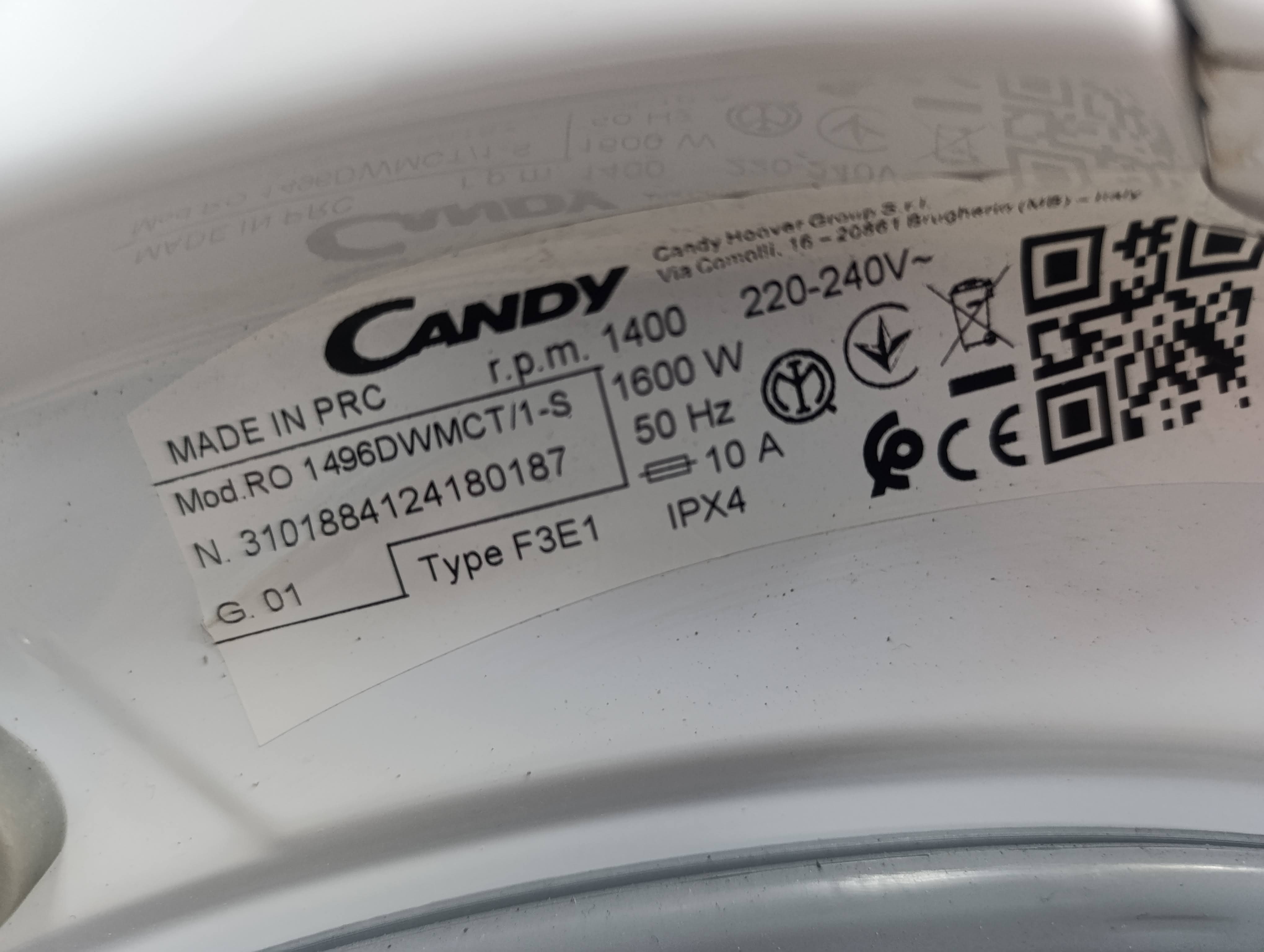 Veš Mašina Candy RO 1496DWMCT/1-S , 9kg