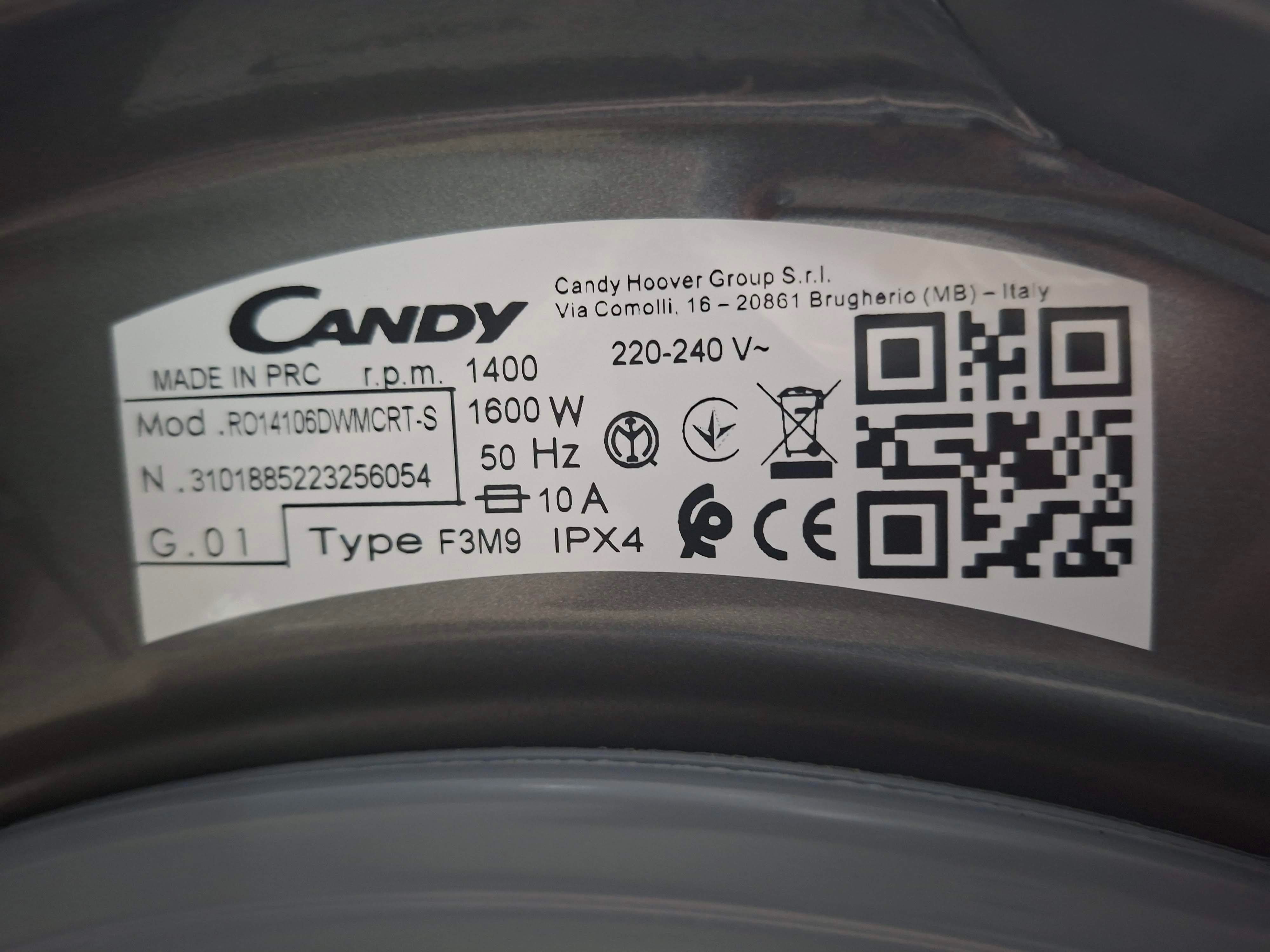 Veš mašina Candy RO14106DWMCRT-S, 10 kg