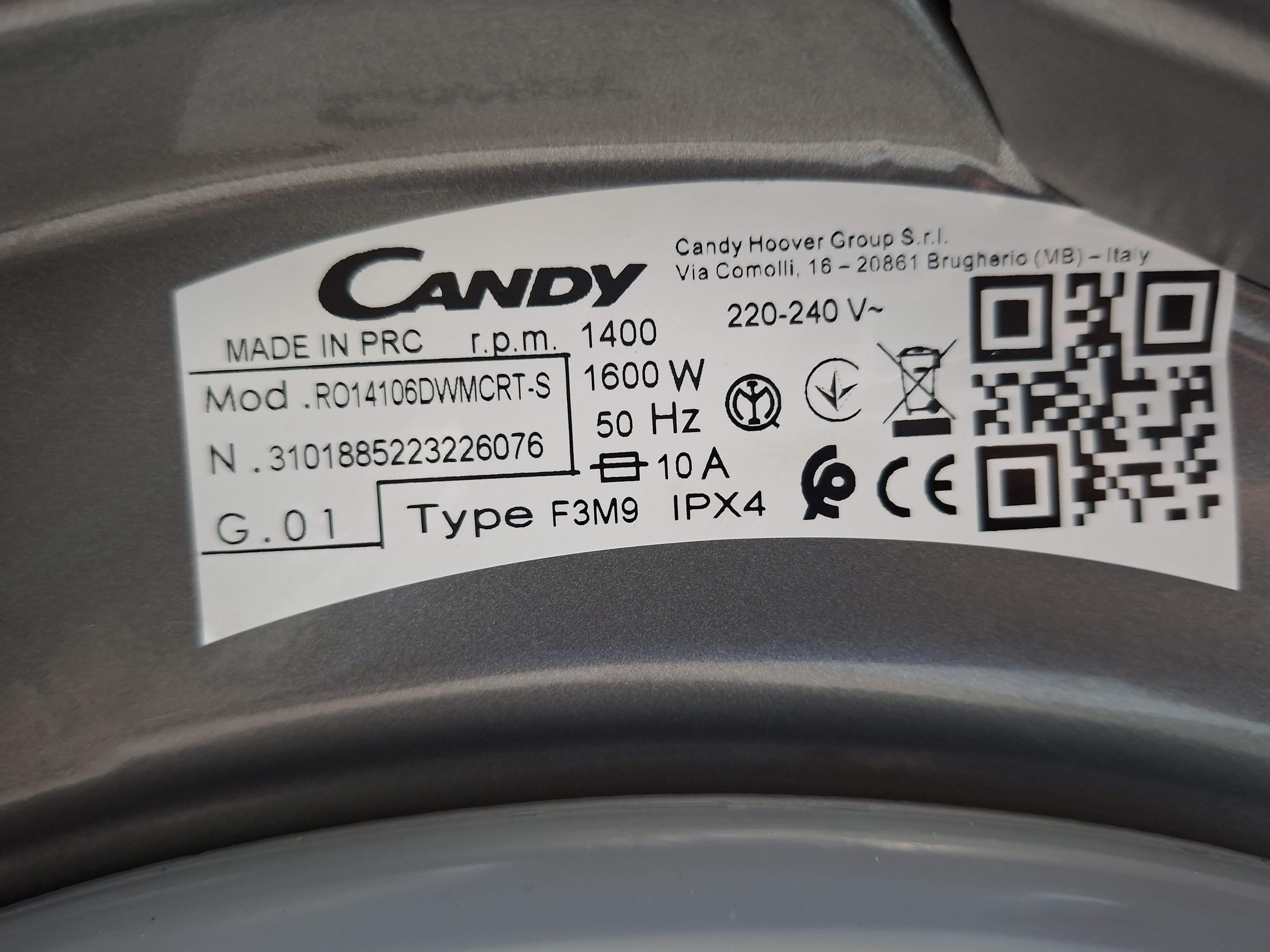 Veš mašina Candy RO14106DWMCRT-S, 10 kg