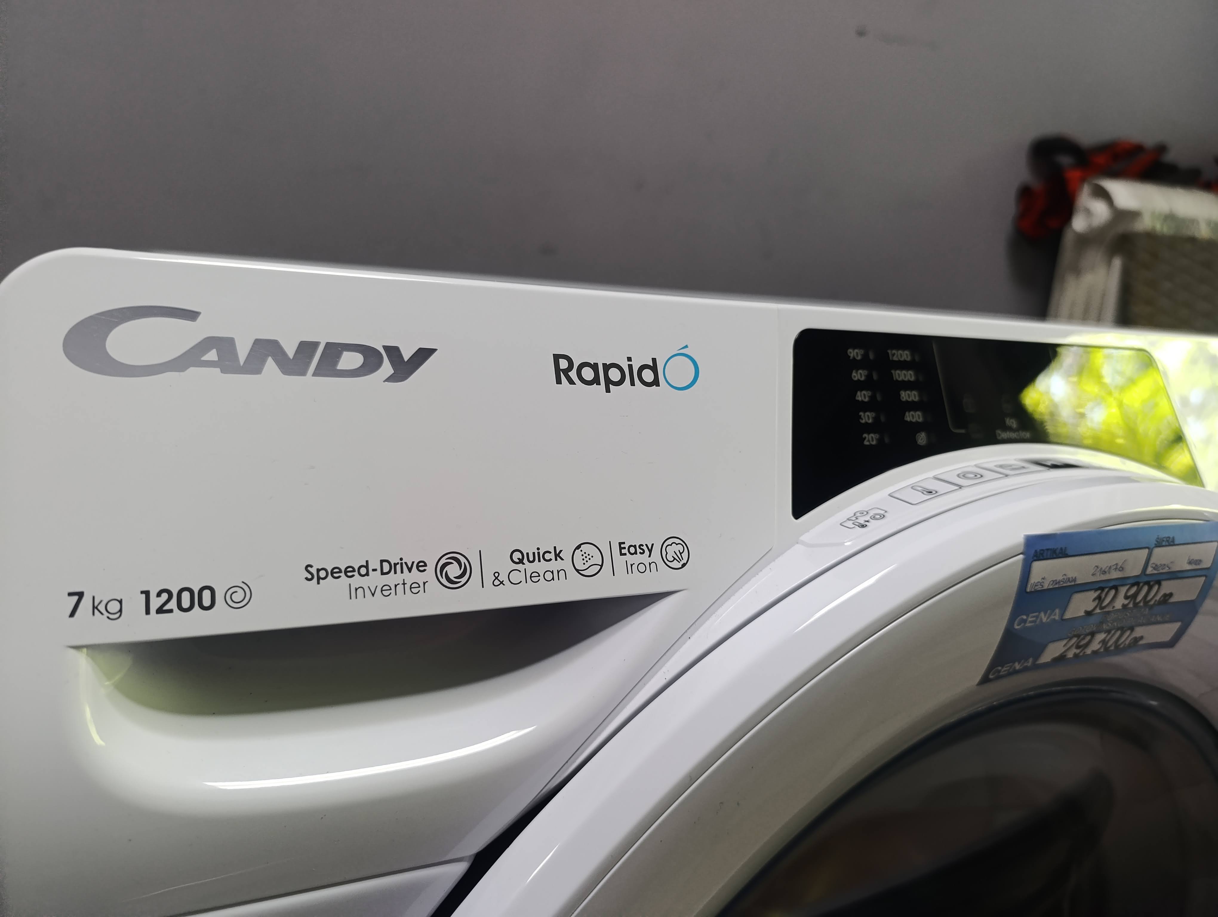 Veš mašina Candy RO4 1274DWMT/1-S , 7kg , slim