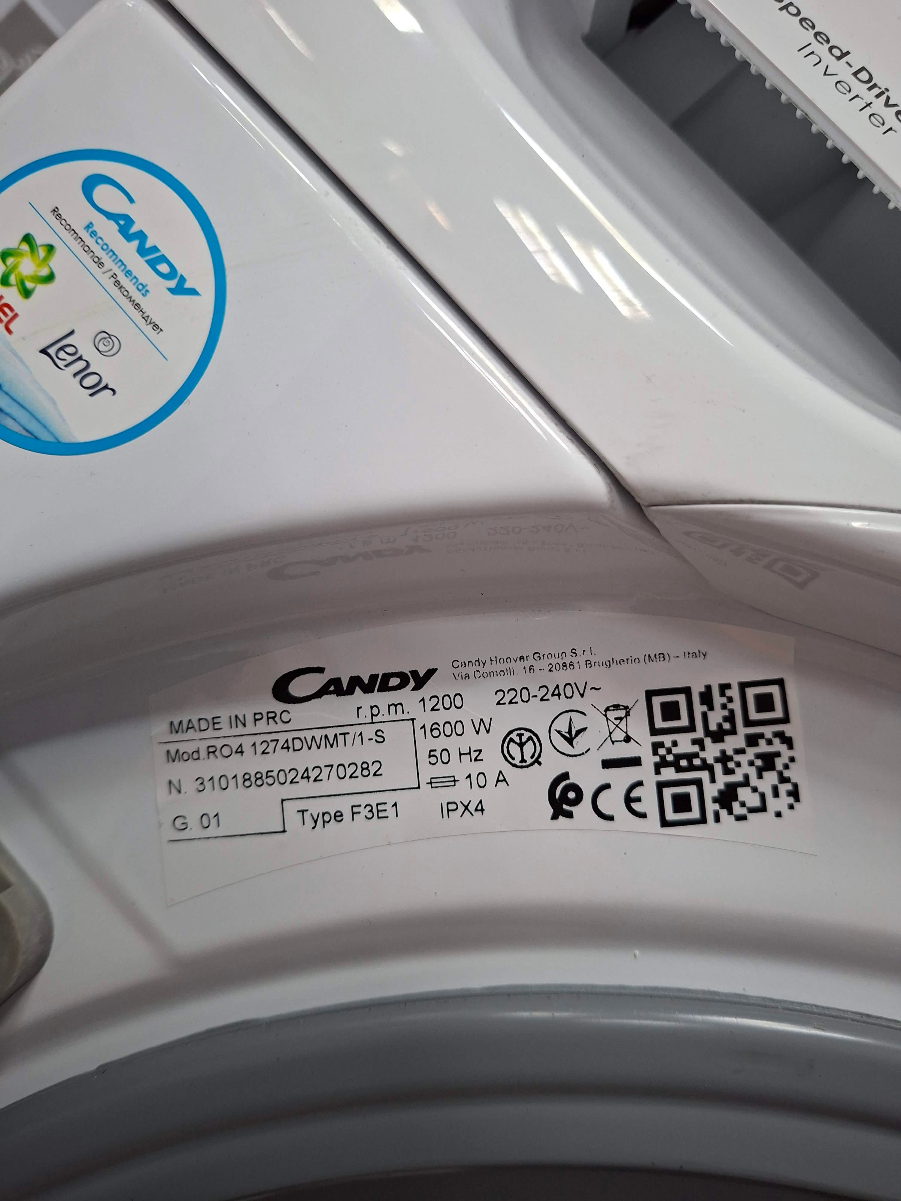 Veš mašina Candy RO4 1274DWMT/1-S , 7kg , slim