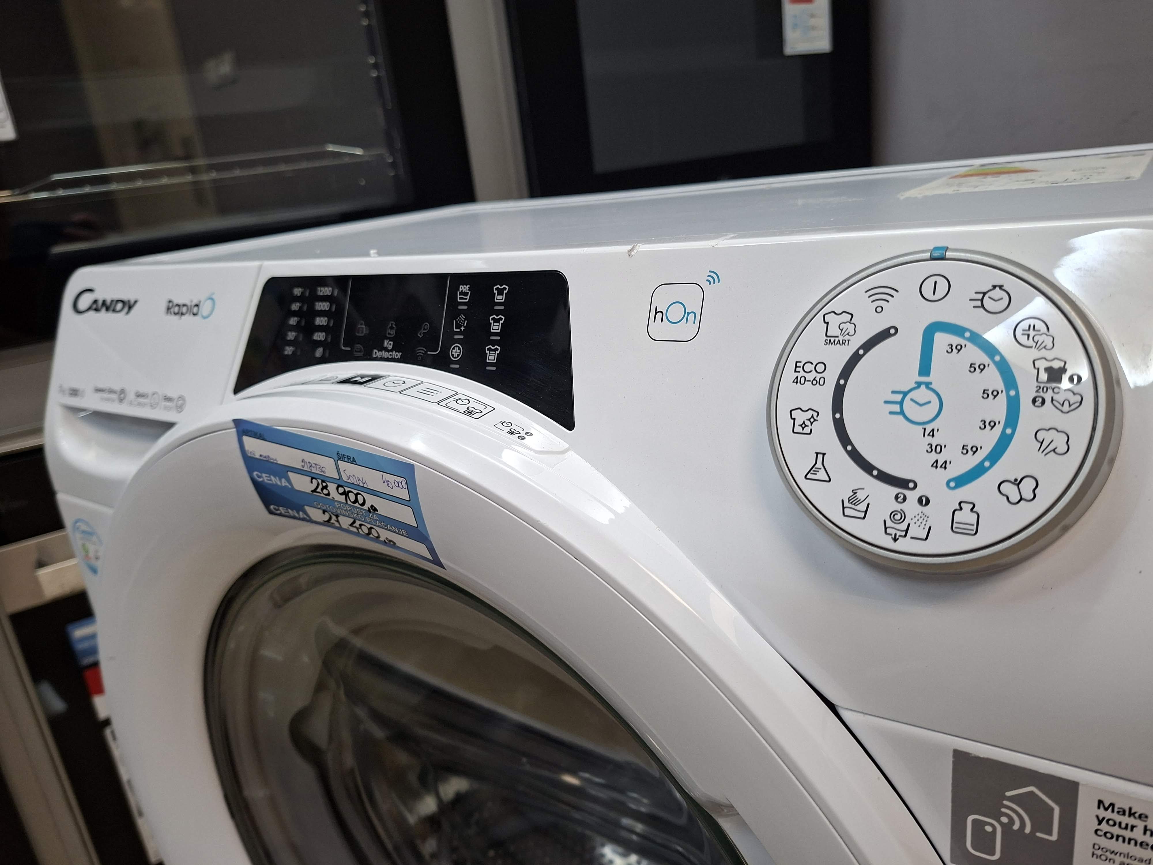 Veš mašina Candy RO4 1274DWMT/1-S , 7kg , slim