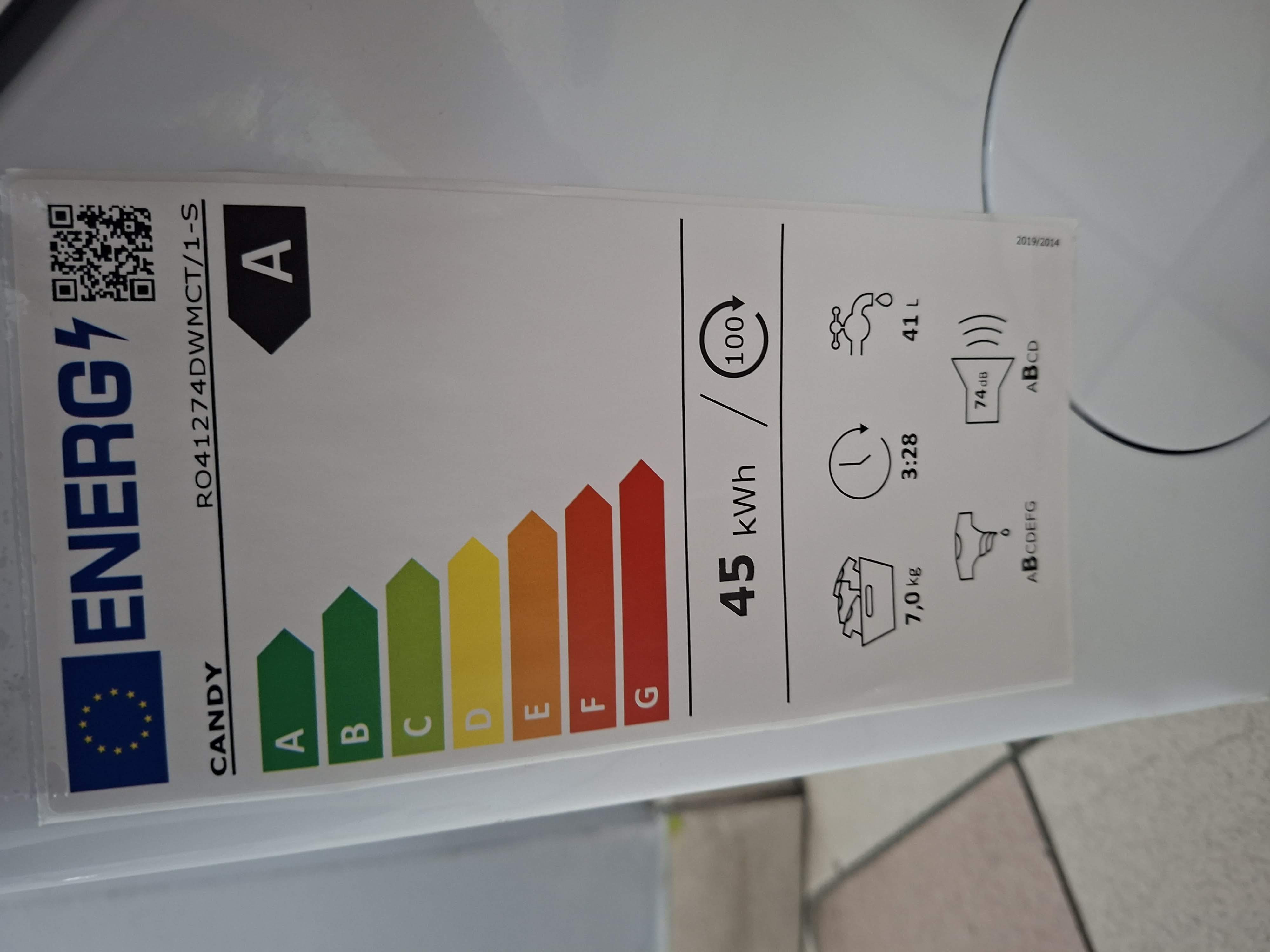 Veš mašina Candy RO41274DWMCT/1-S, 7kg, slim