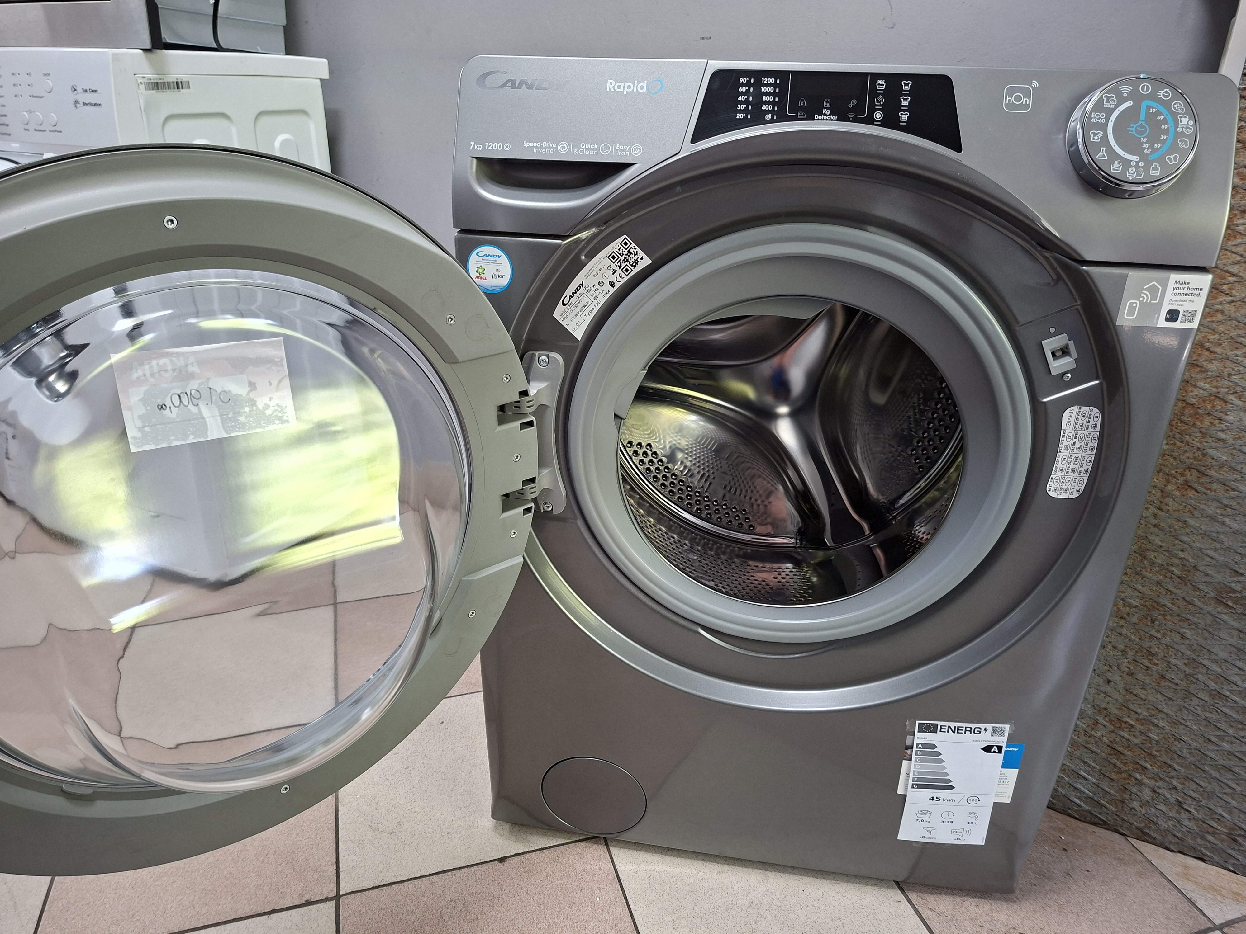 Veš mašina Candy RO41276DWMCRT-S, 7kg, slim