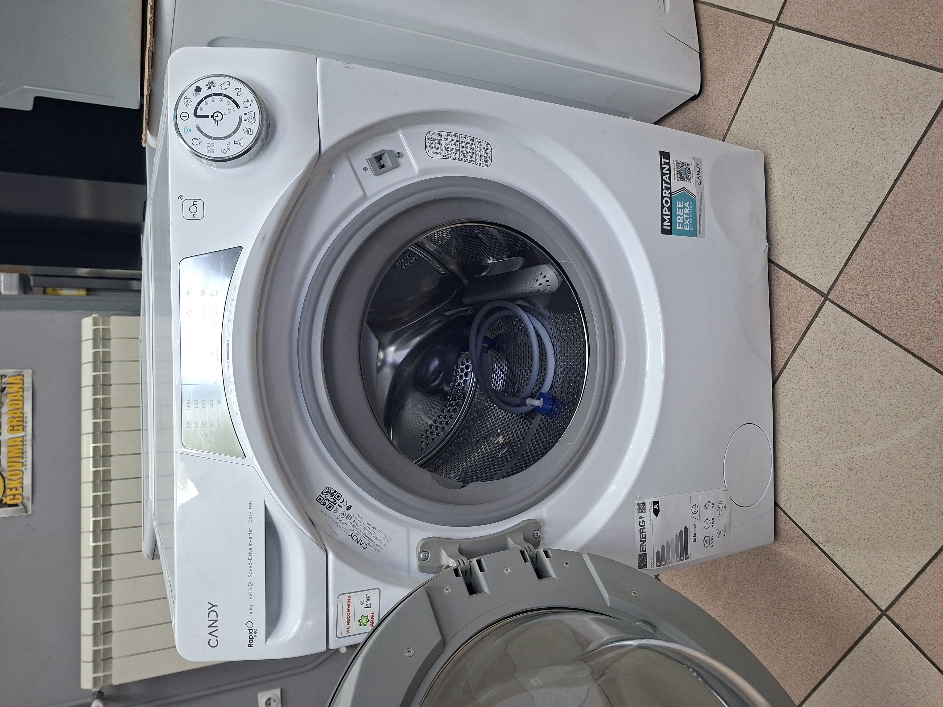 Veš mašina Candy  RP 4146BWMBC/1-S , 14 kg.