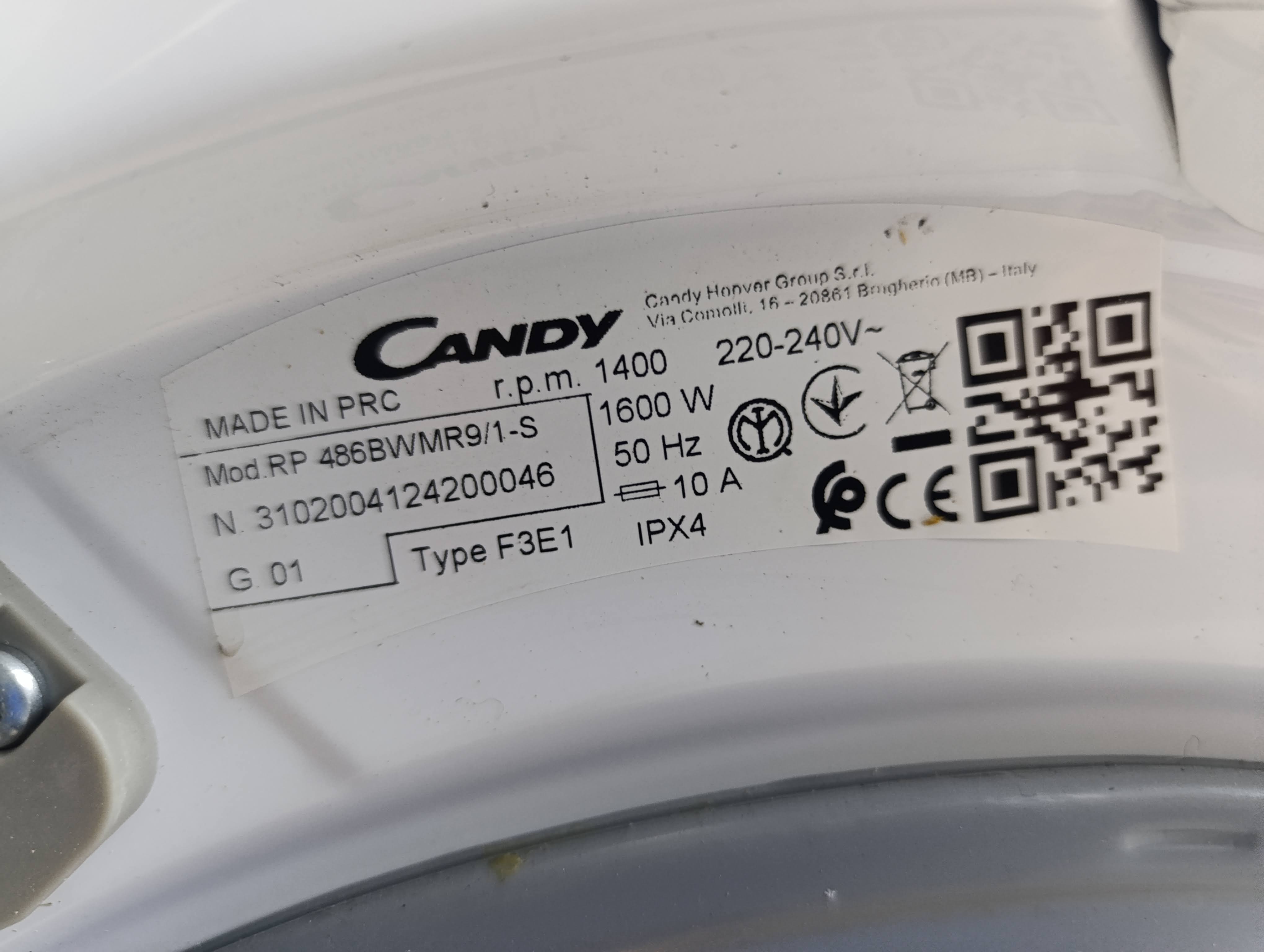 Veš mašina Candy RP 486BWMR9/1-S , 7 kg.