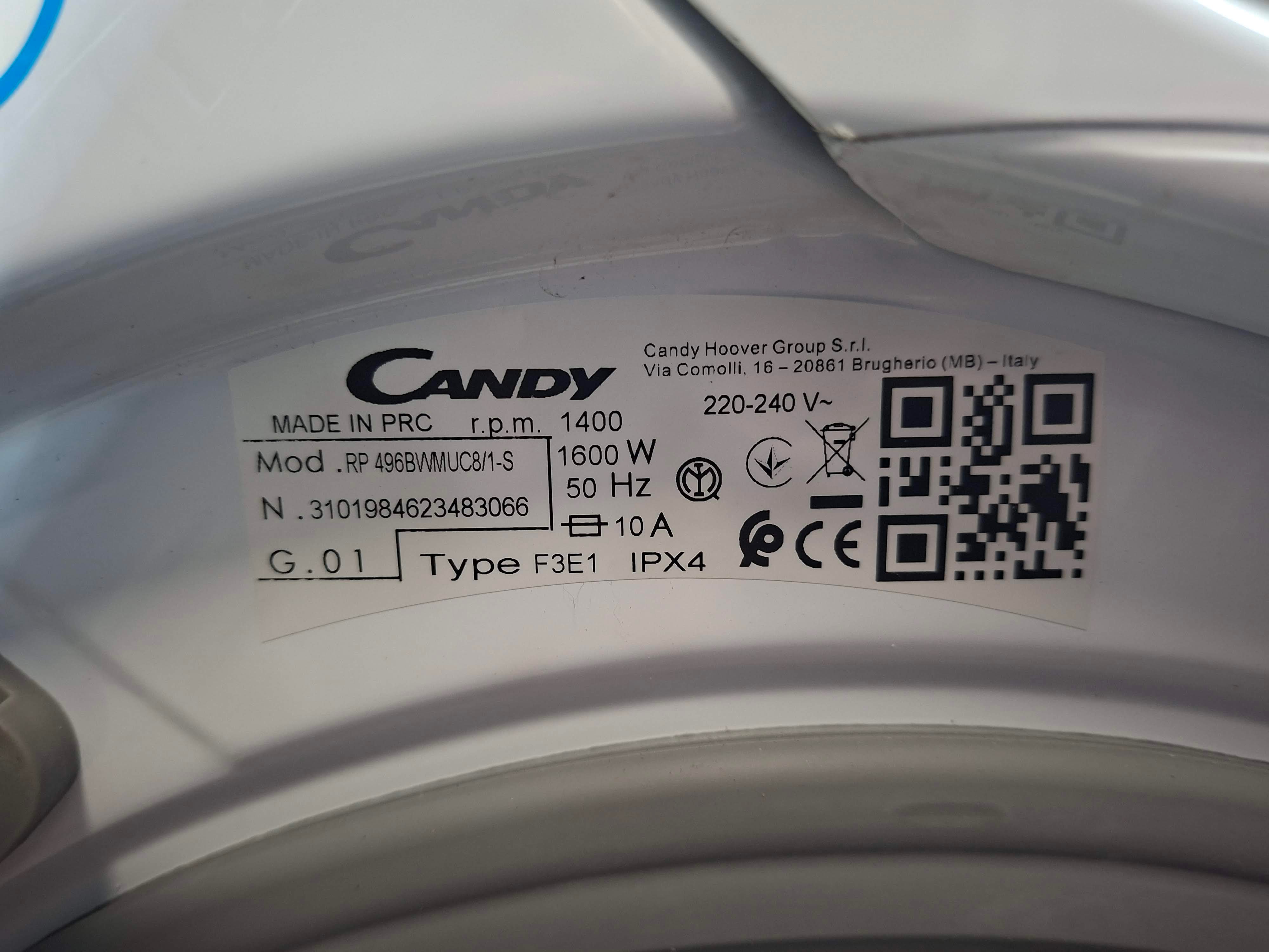 Veš mašina Candy RP 496BWMUC8/1-S , 9 kg