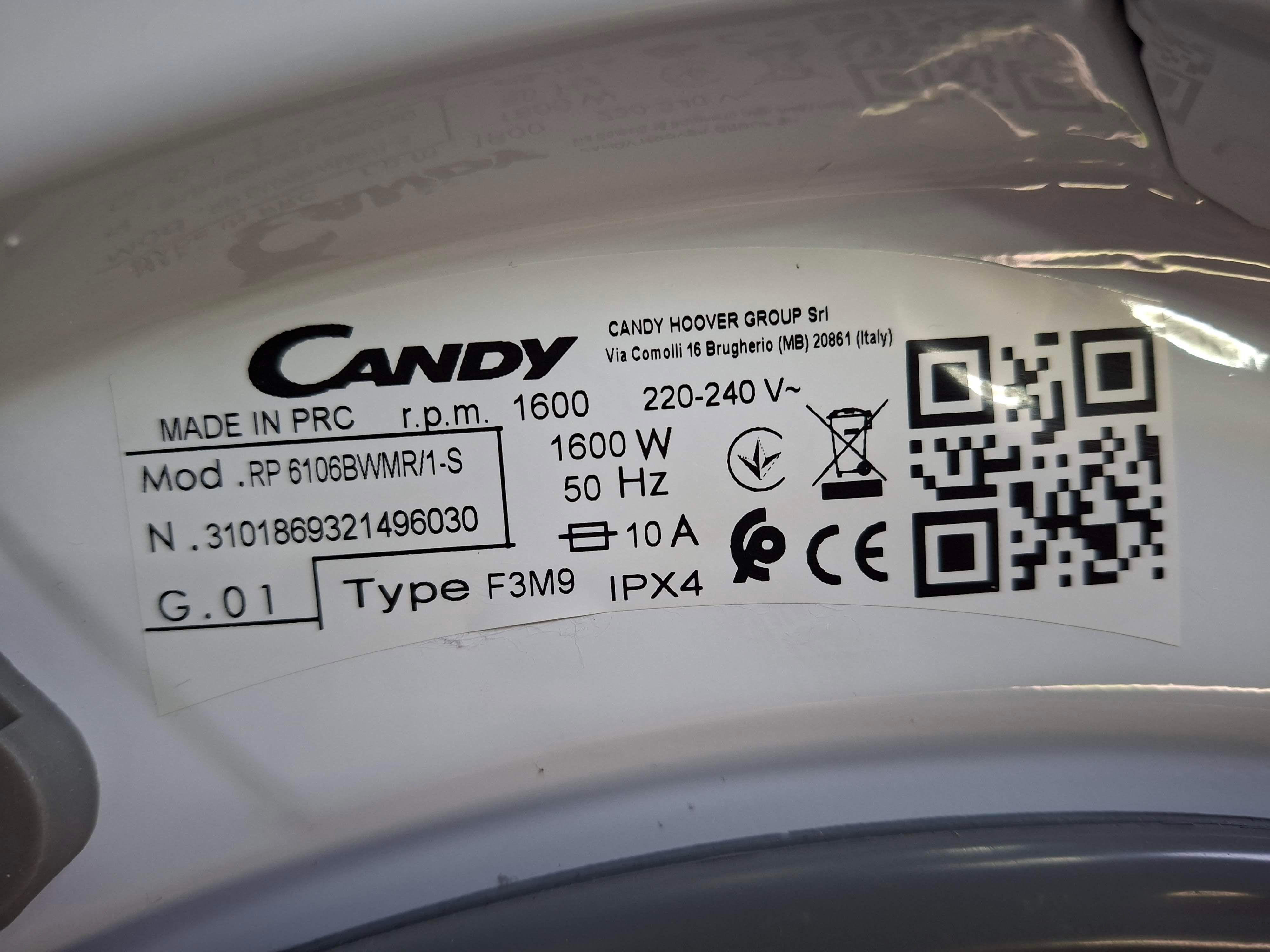 Veš mašina Candy RP 6106BWMR/1-S , 8 kg