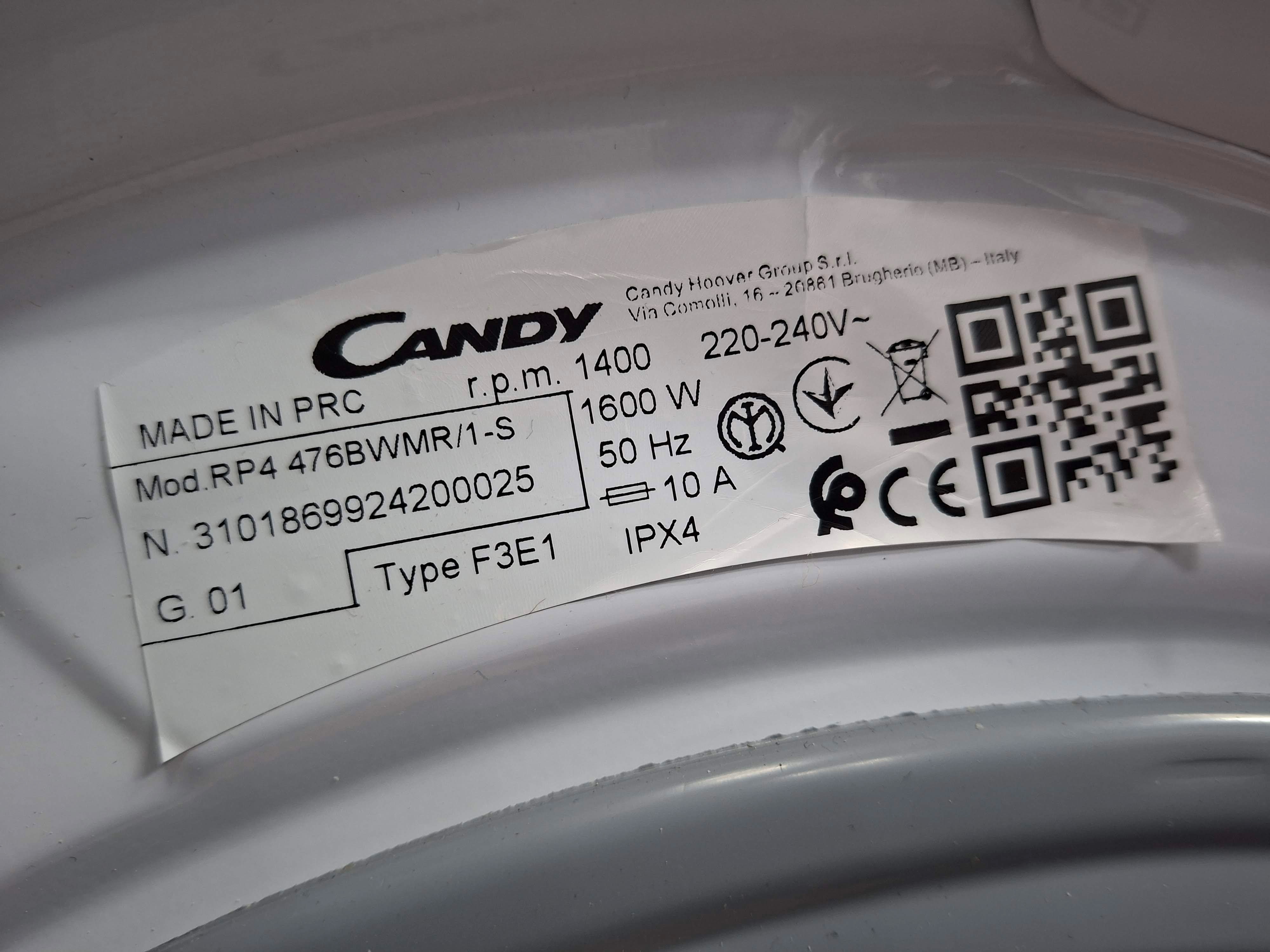 Veš mašina Candy RP4 476BWMR/1-S , 7 kg, slim