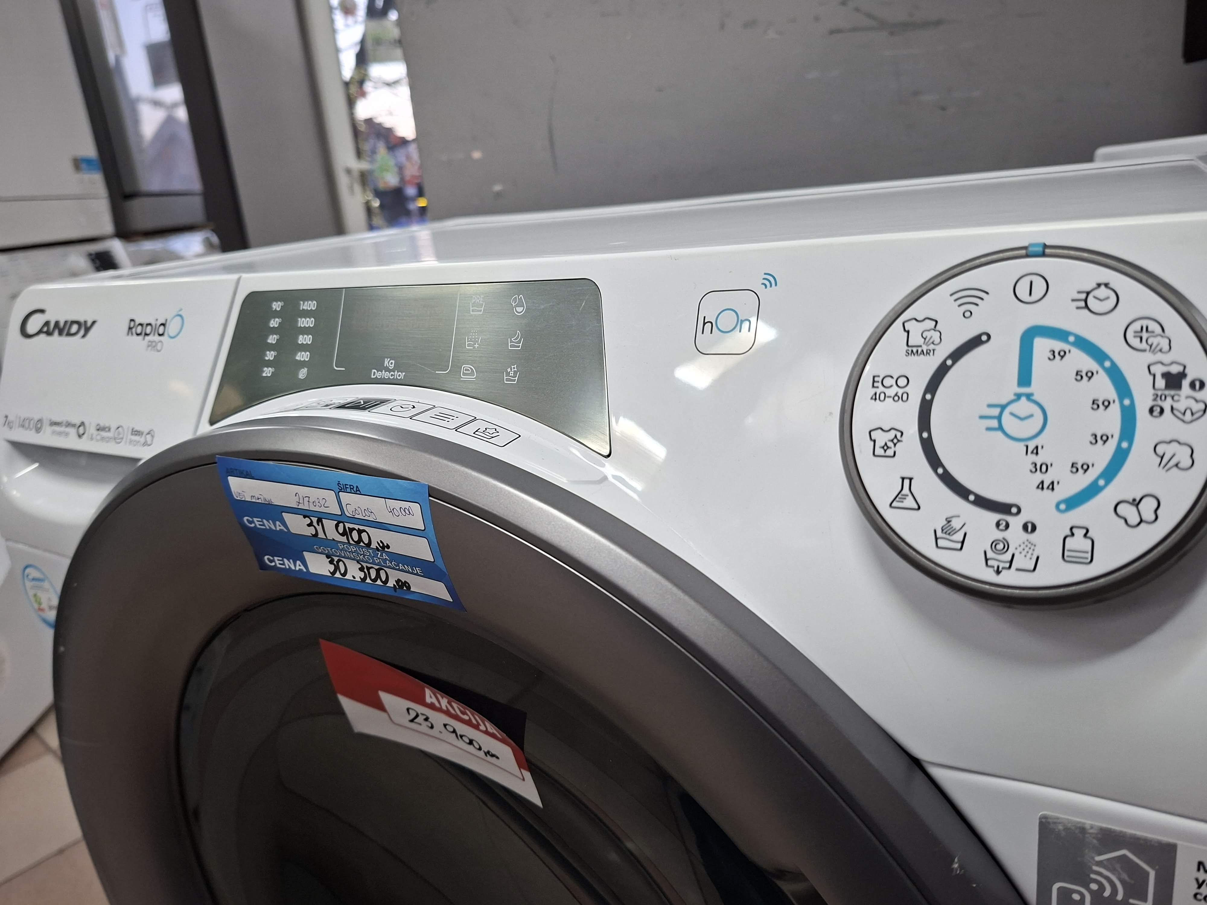 Veš mašina Candy RP4 476BWMR/1-S , 7 kg, slim