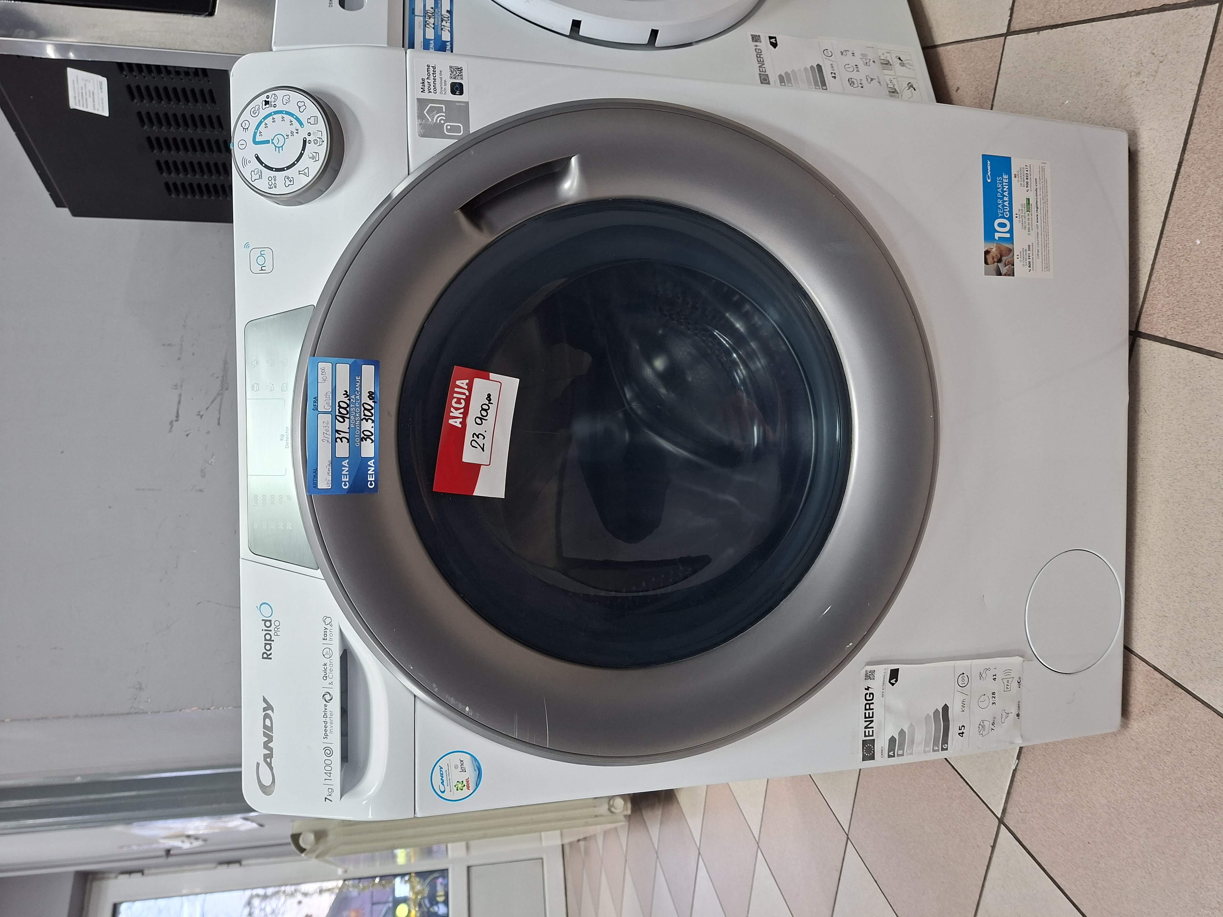 Veš mašina Candy RP4 476BWMR/1-S , 7 kg, slim