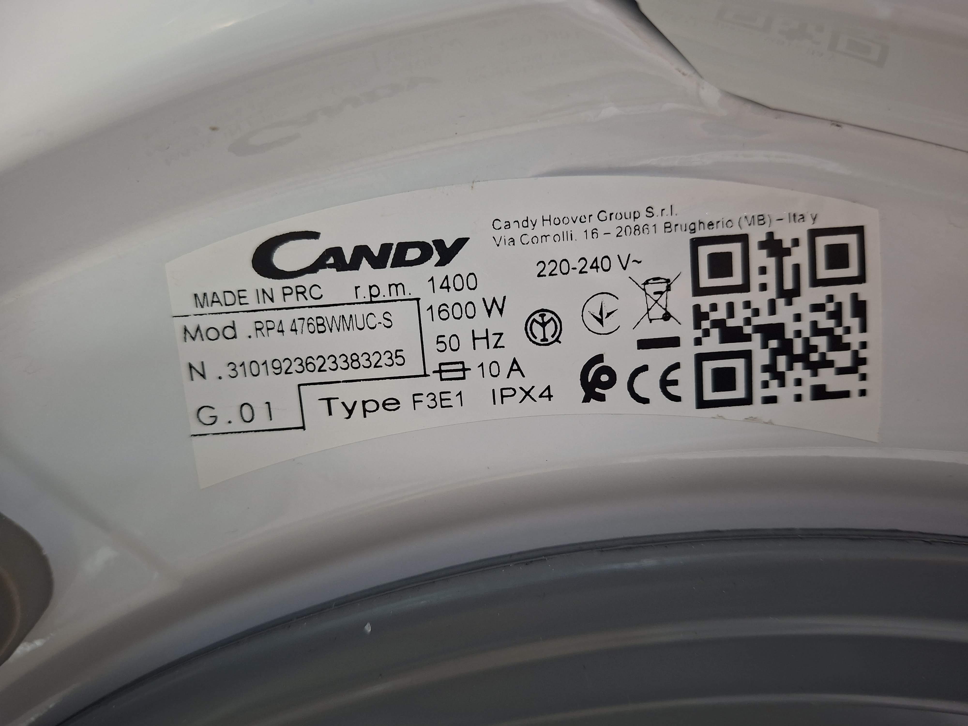 Veš mašina Candy RP4 476BWMUC-S , 7 kg, slim