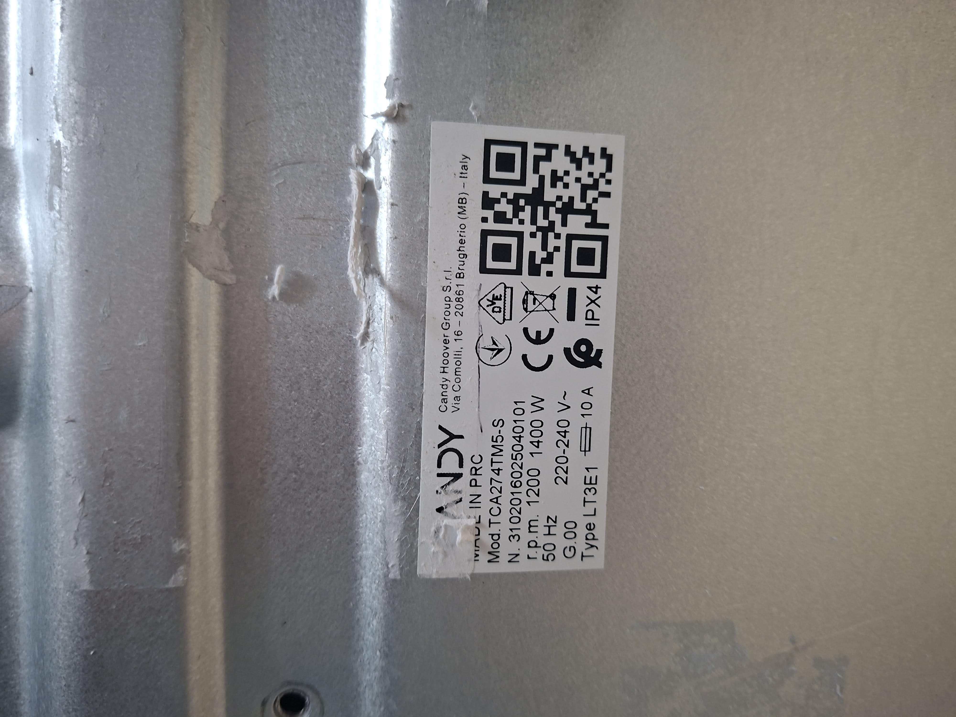 Veš mašina Candy TCA274TM5-S , 7 kg