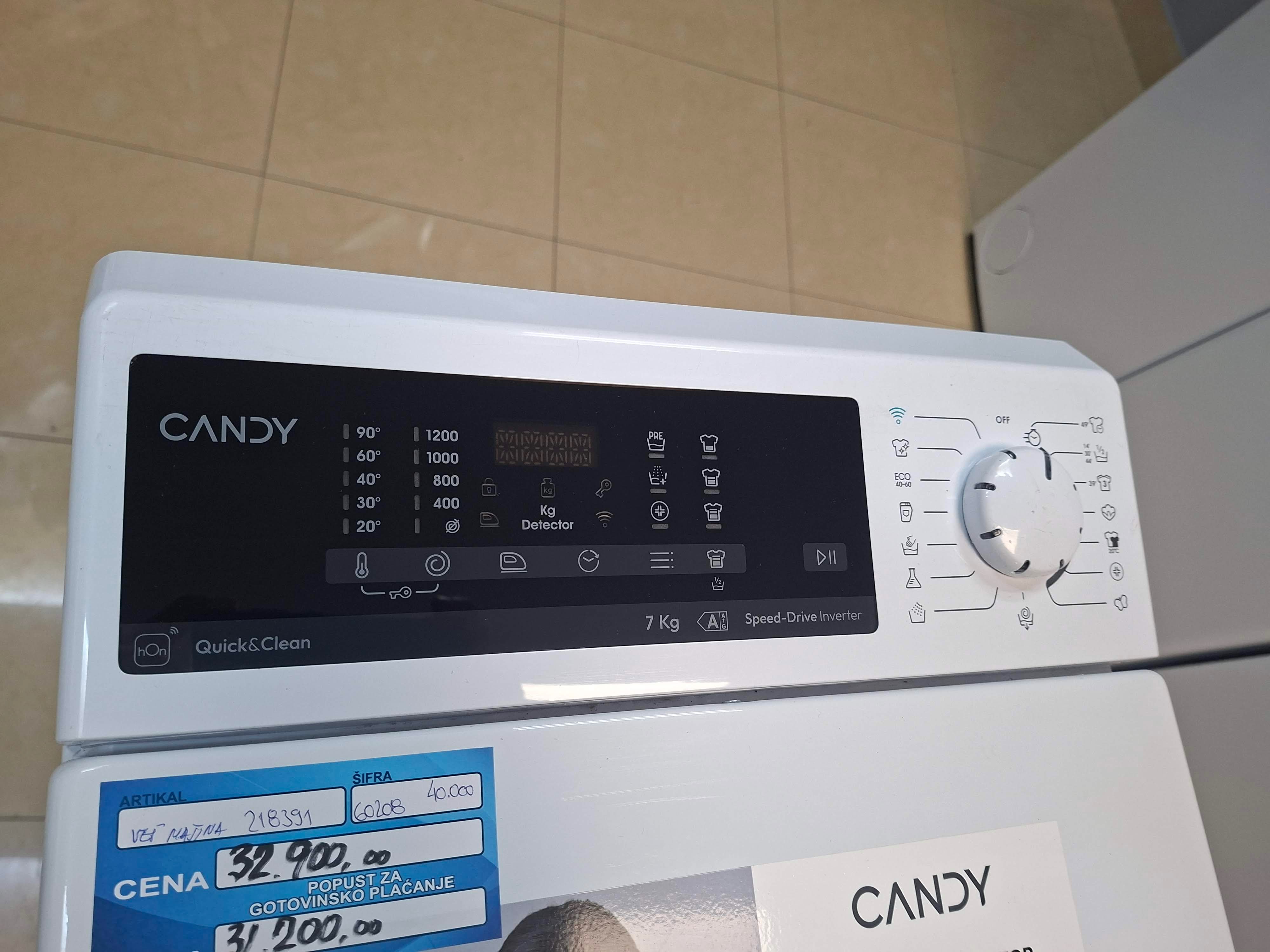 Veš mašina Candy TCA274TM5-S , 7 kg