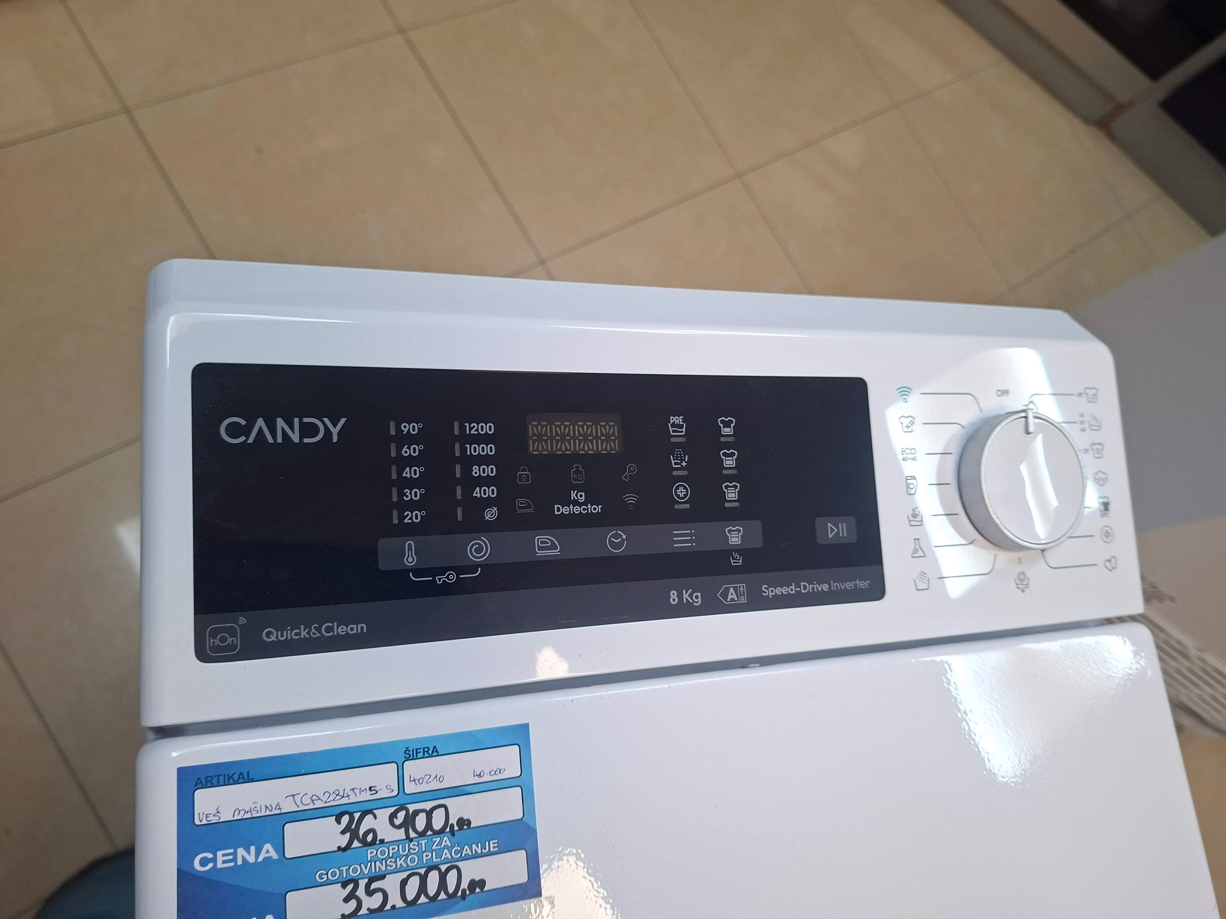 Veš mašina Candy TCA284TM5-S , 8 kg