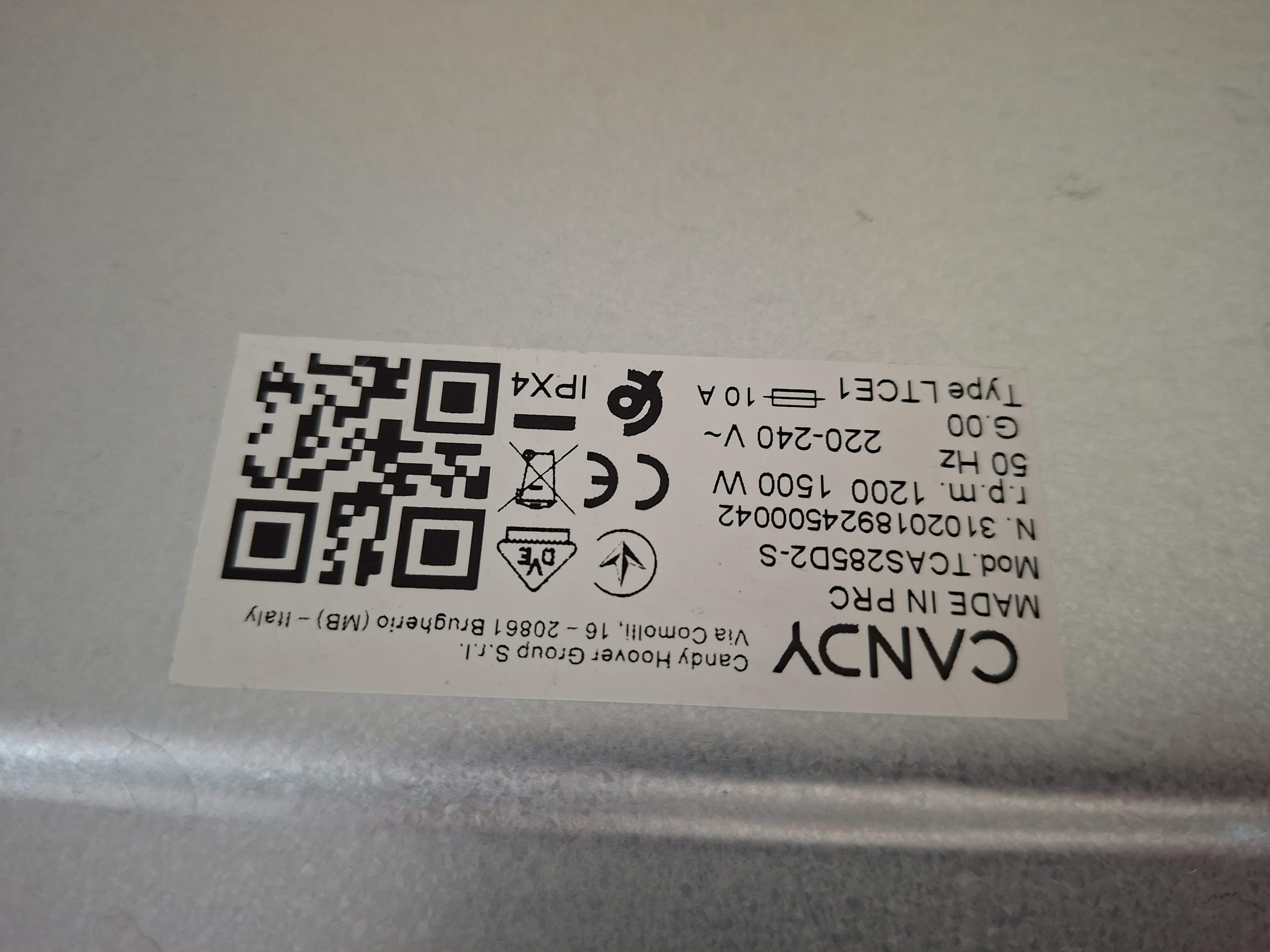 Veš mašina Candy TCAS285D2-S , 8 kg.