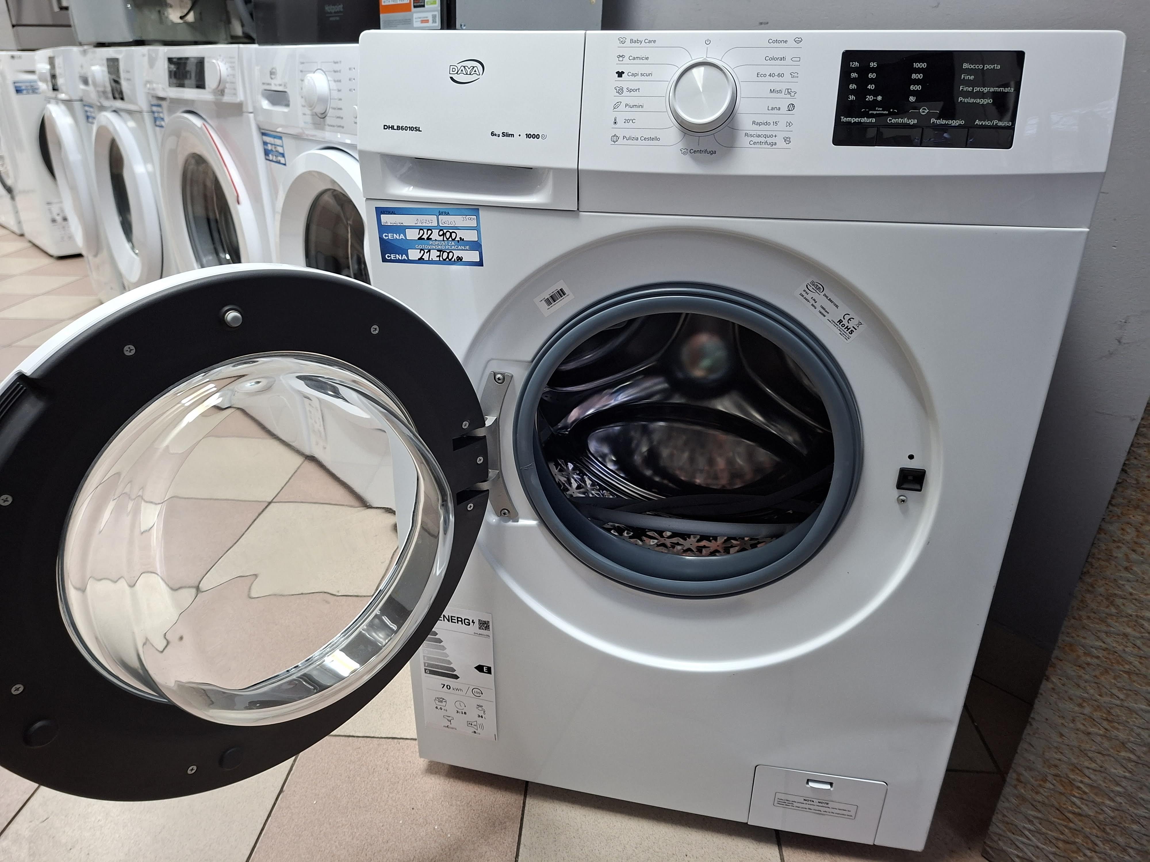 Veš mašina DAYA DHLB6010SL , 6 kg, slim