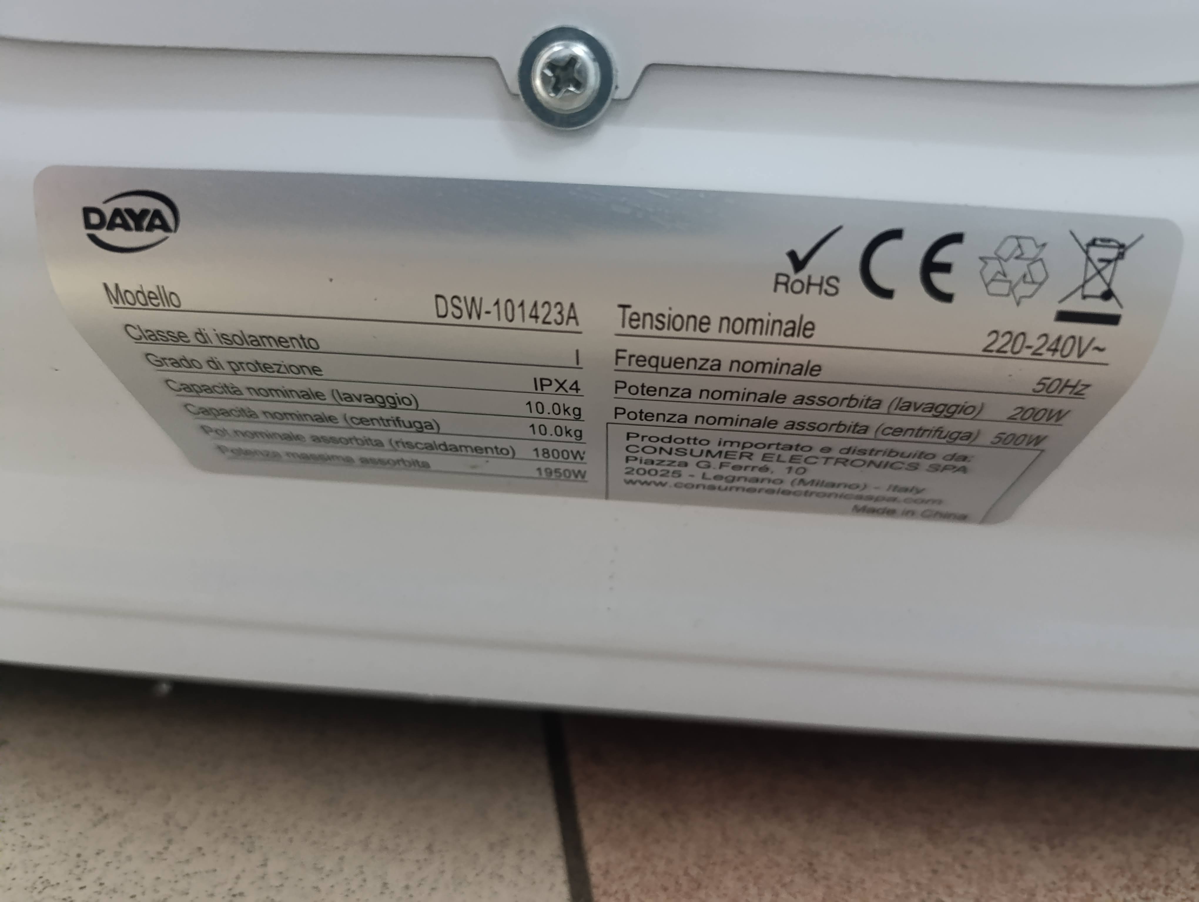 Veš mašina DAYA DSW-101423A (2) , 10 kg