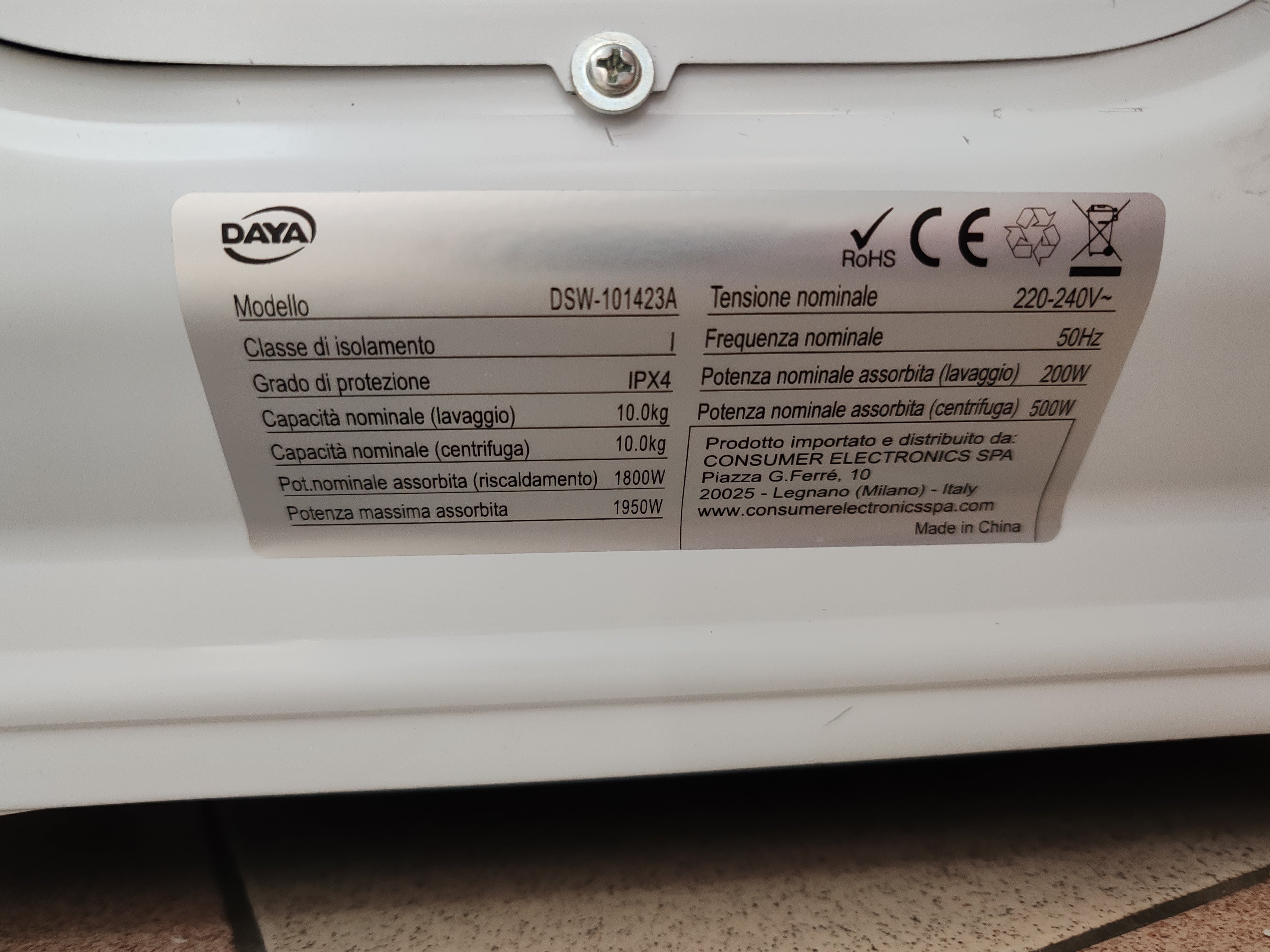 Veš mašina DAYA DSW-101423A , 10 kg
