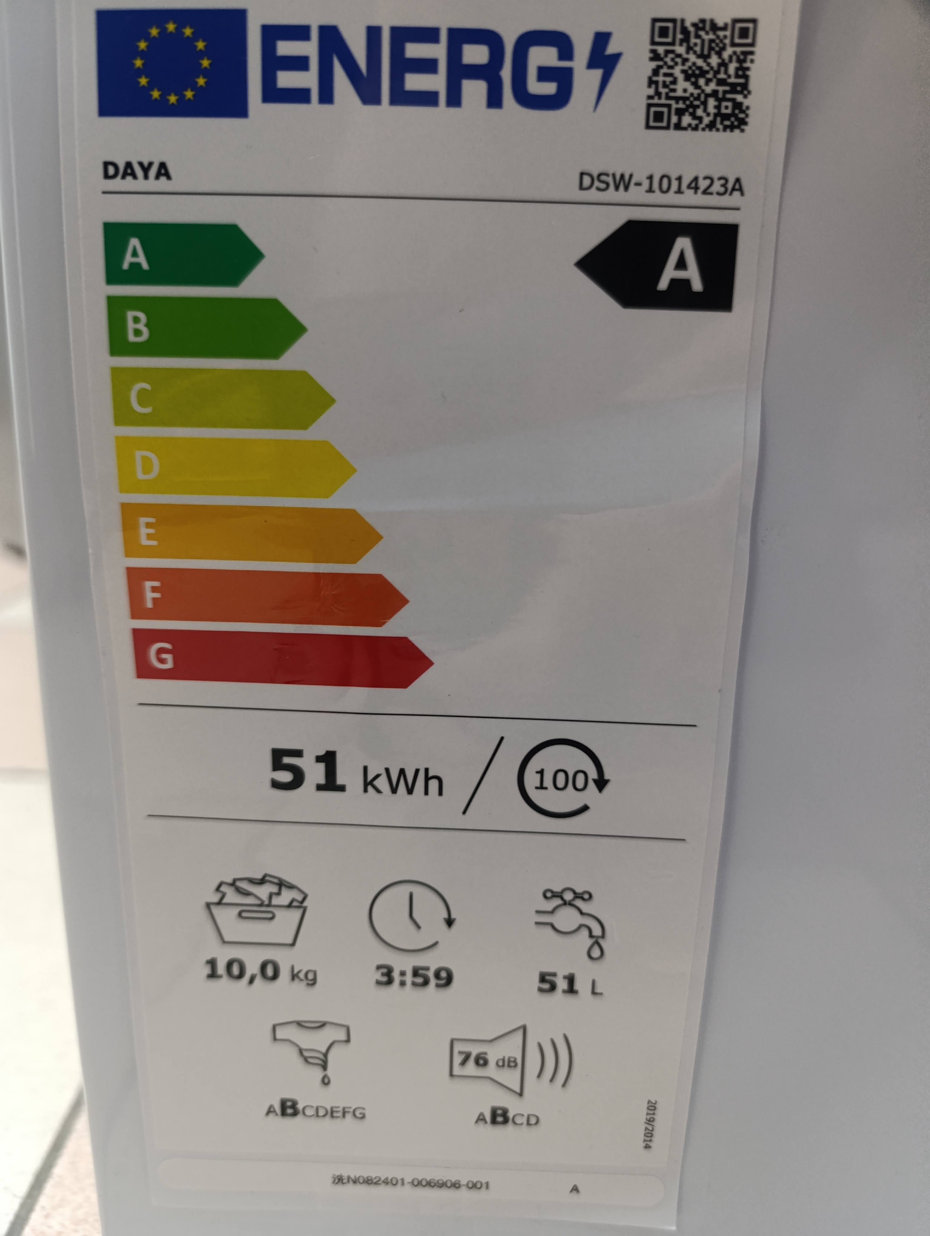Veš mašina DAYA DSW-101423A , 10 kg