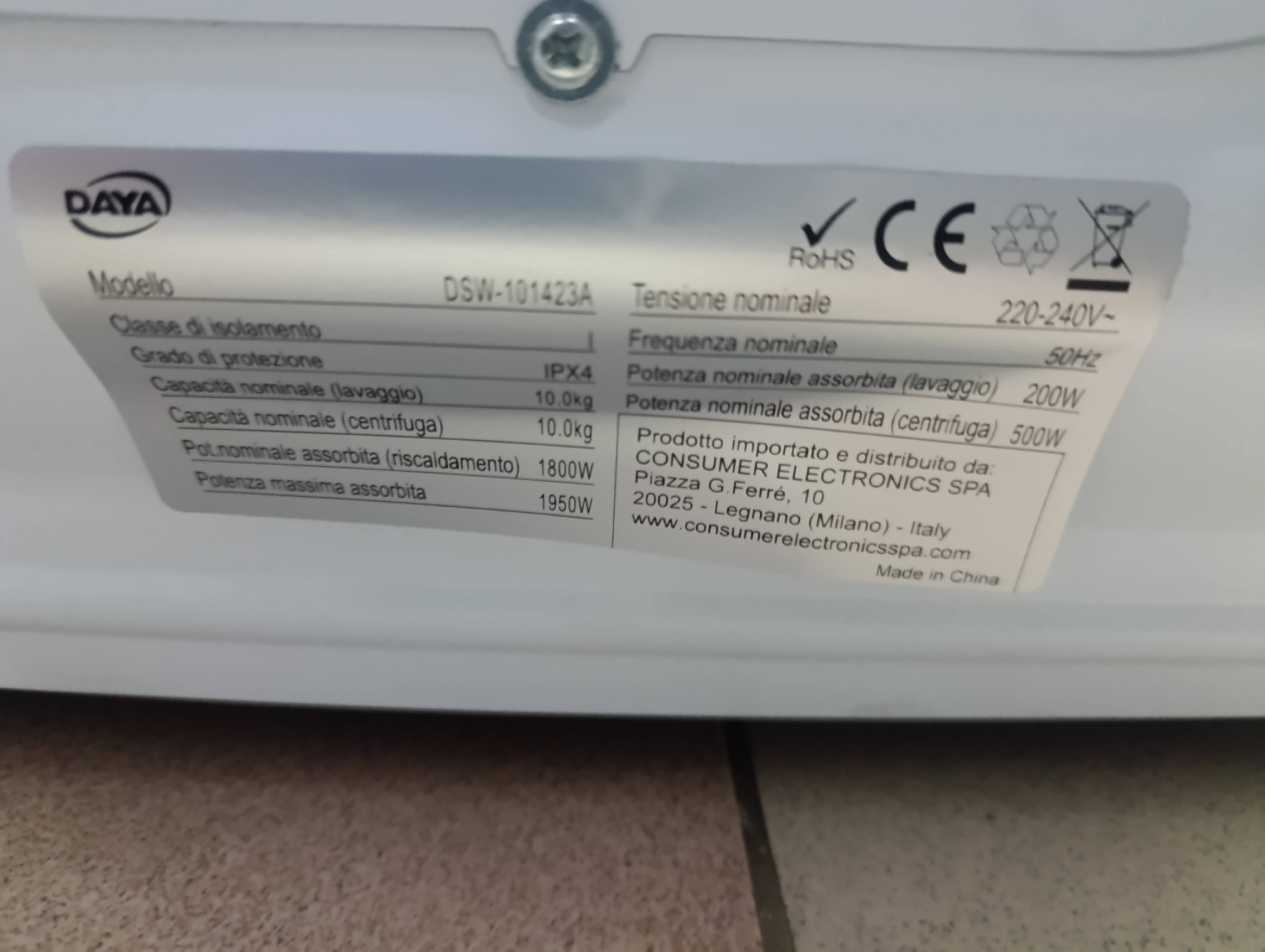 Veš mašina DAYA DSW-101423A , 10 kg